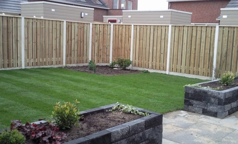 Beton Hoekpaal Glad Met Diamantkop Grijs 10 x 10 cm (100 x 100 mm) - Lengte 310 cm - Afbeelding 2