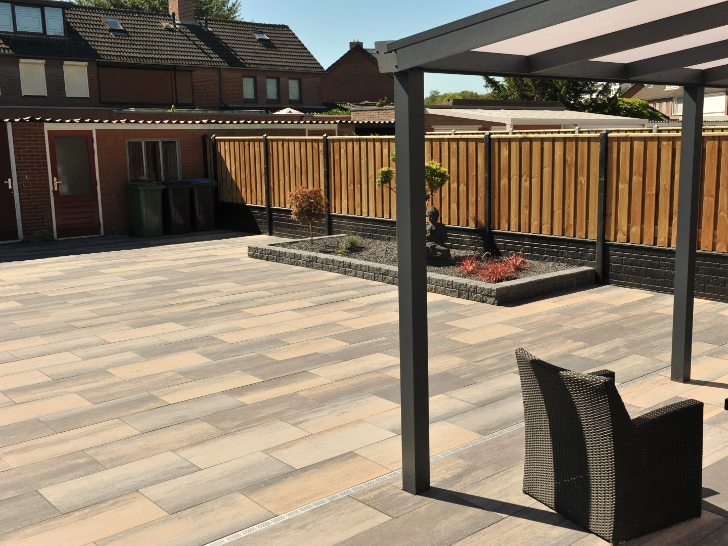 Betontegel 60plus Soft Comfort Giallo 4 x 40 cm (40 x 400 mm) - Lengte 80 cm - Afbeelding 3