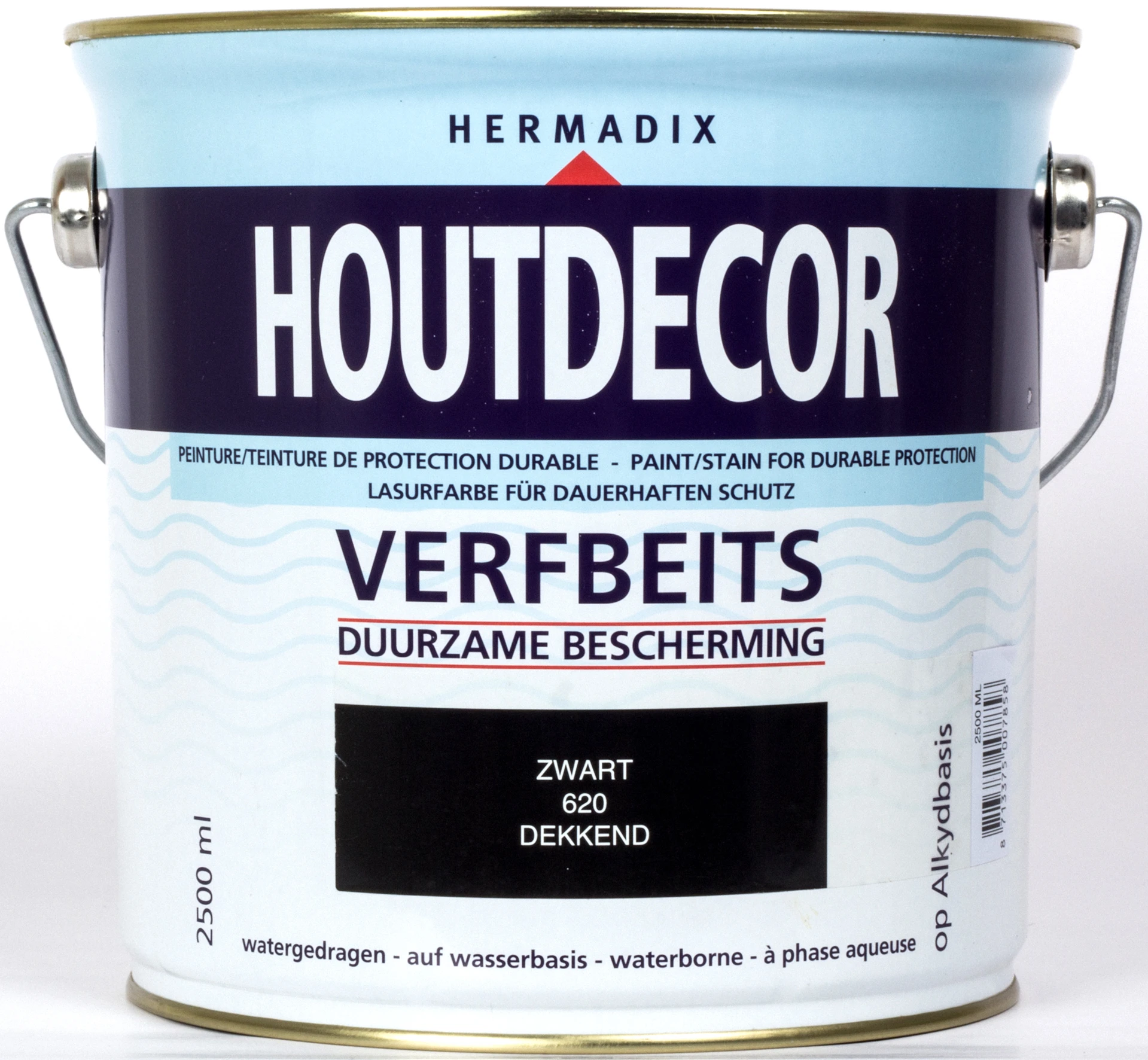 Hermadix Houtdecor 620 Zwart 2,5 L - Afbeelding 1