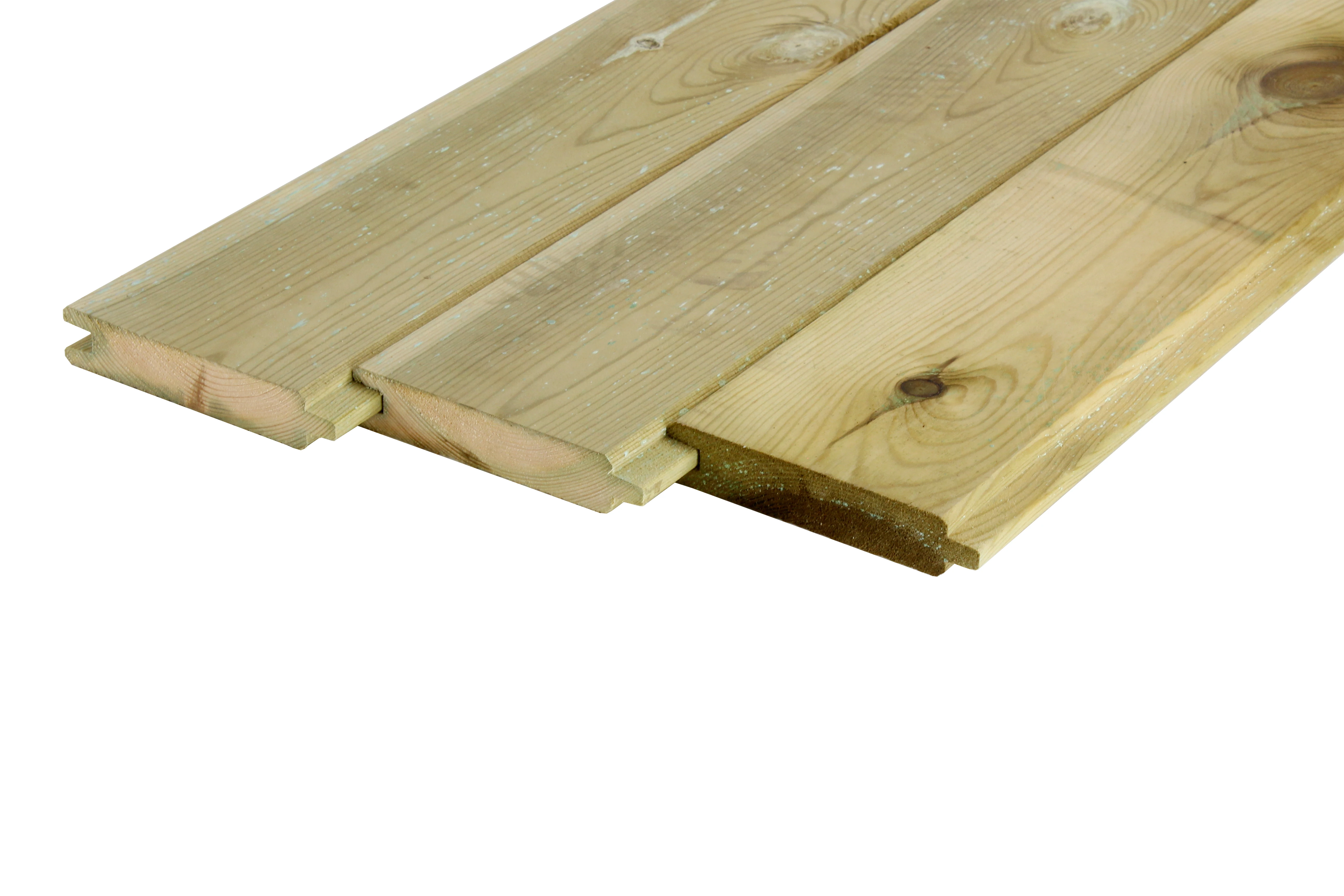 Grenen Blokhutprofielplank 2.8 x 14.5 cm (28 x 145 mm) Geïmpregneerd - Lengte 200 cm - Afbeelding 9
