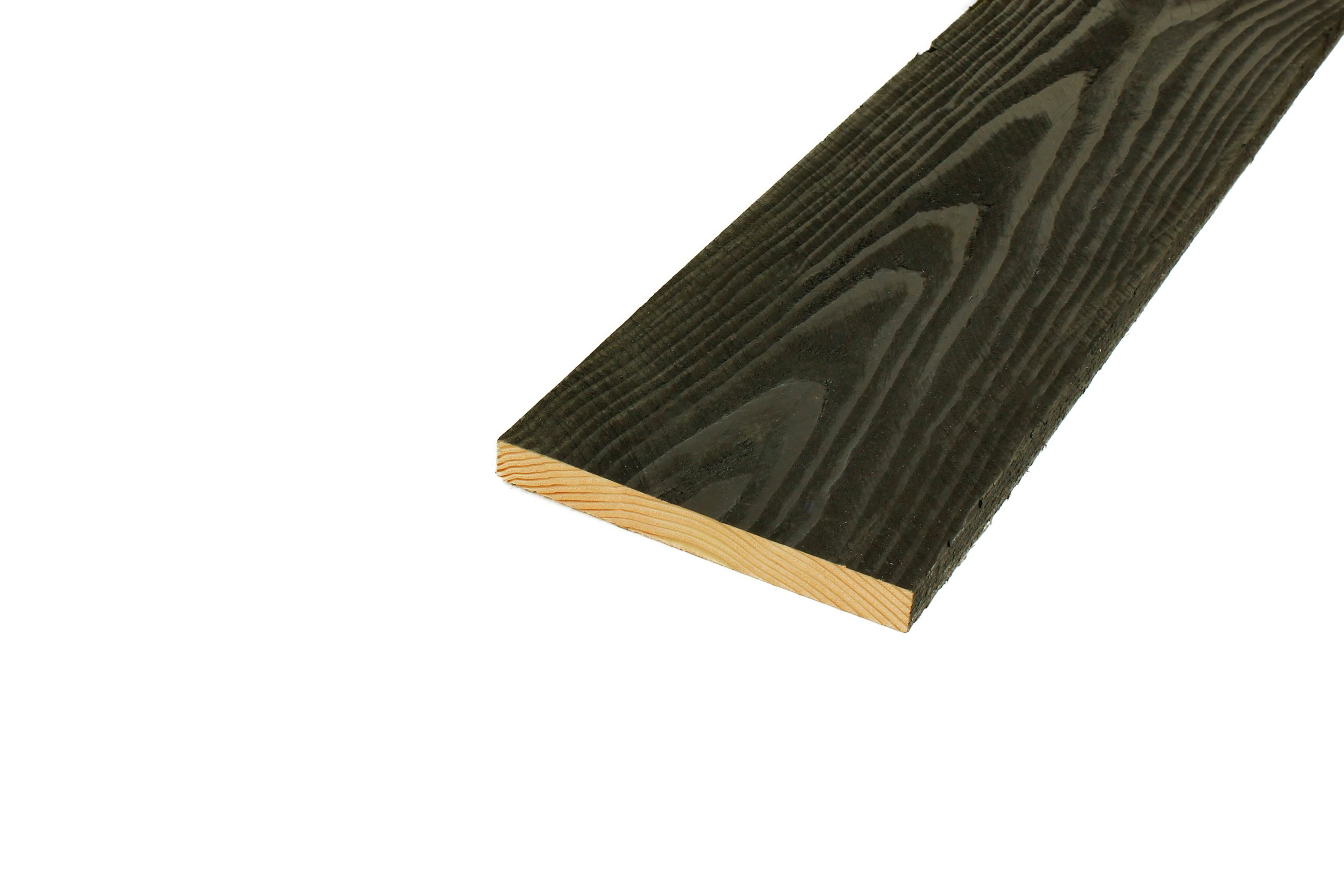 Douglas Potdekselplank 2.2 x 20 cm (22 x 200 mm) Fijnbezaagd zwart geïmpregneerd - Lengte 300 cm - Afbeelding 2