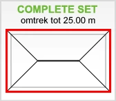Zinken Dakgoot Vierhoekig Dak Type 125 21.6-25 m - Afbeelding 5