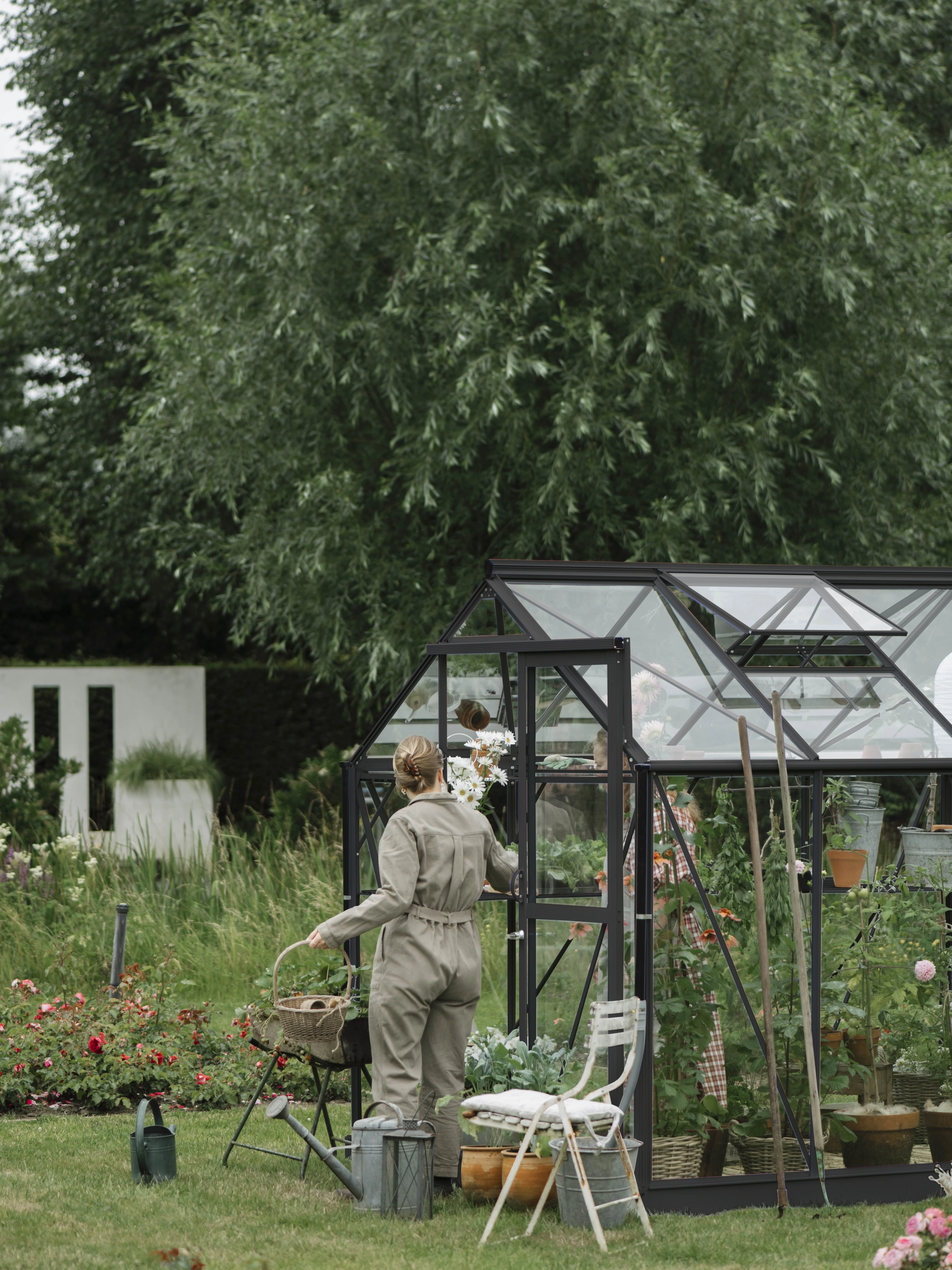 Royal Well Tuinkas Mary III Zwart - Afbeelding 2