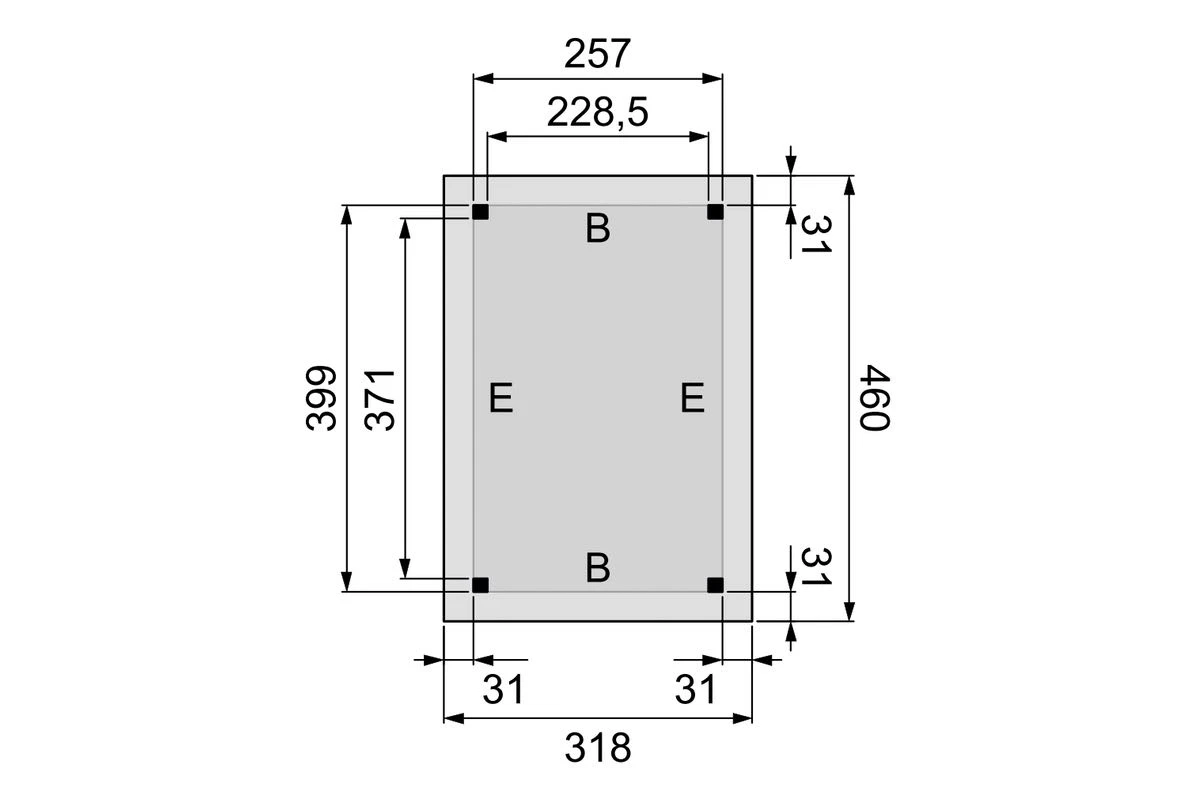 Hillhout Douglas Buitenverblijf Plat Dak Excellent 260 x 400 cm - Afbeelding 4