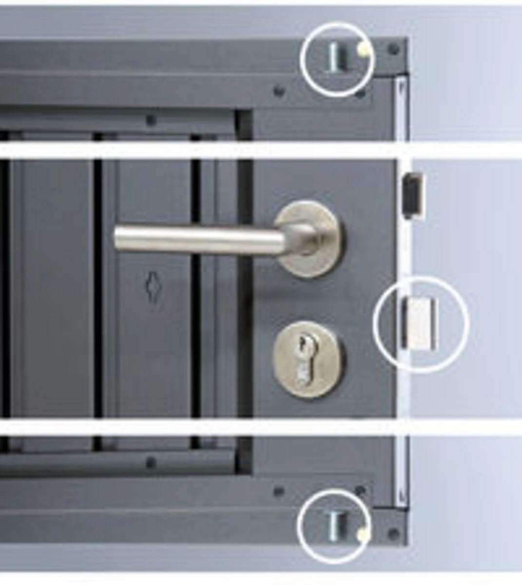 Biohort Berging Avantgarde Enkele Deur Zilver 180 x 220 x 218 cm - Afbeelding 7