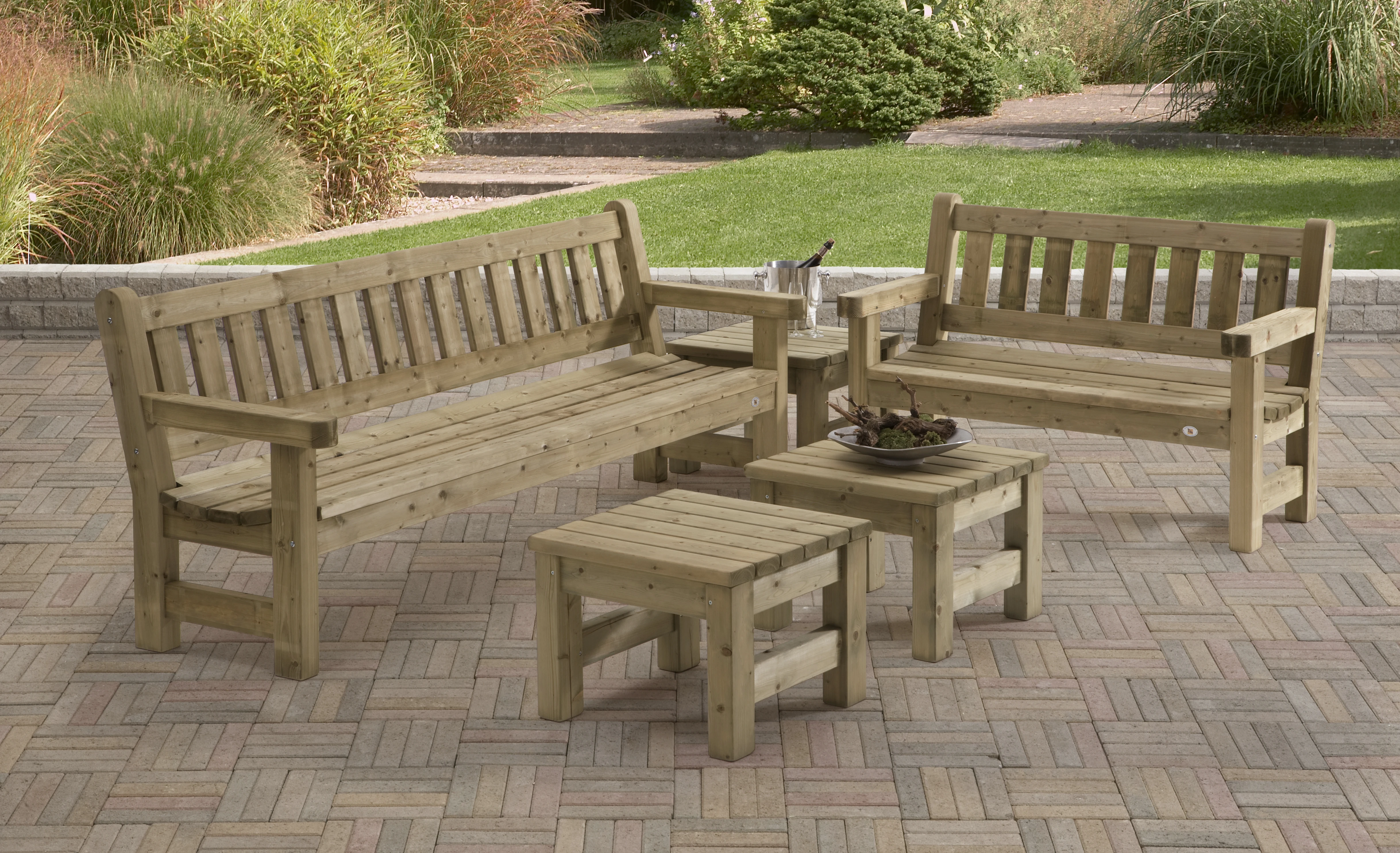 Talen Parkbank Zeist Vierzits - Afbeelding 2