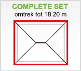 Verzinkte Vierhoekige Dakgoot Type 125 14.8-18.2 - Afbeelding 4