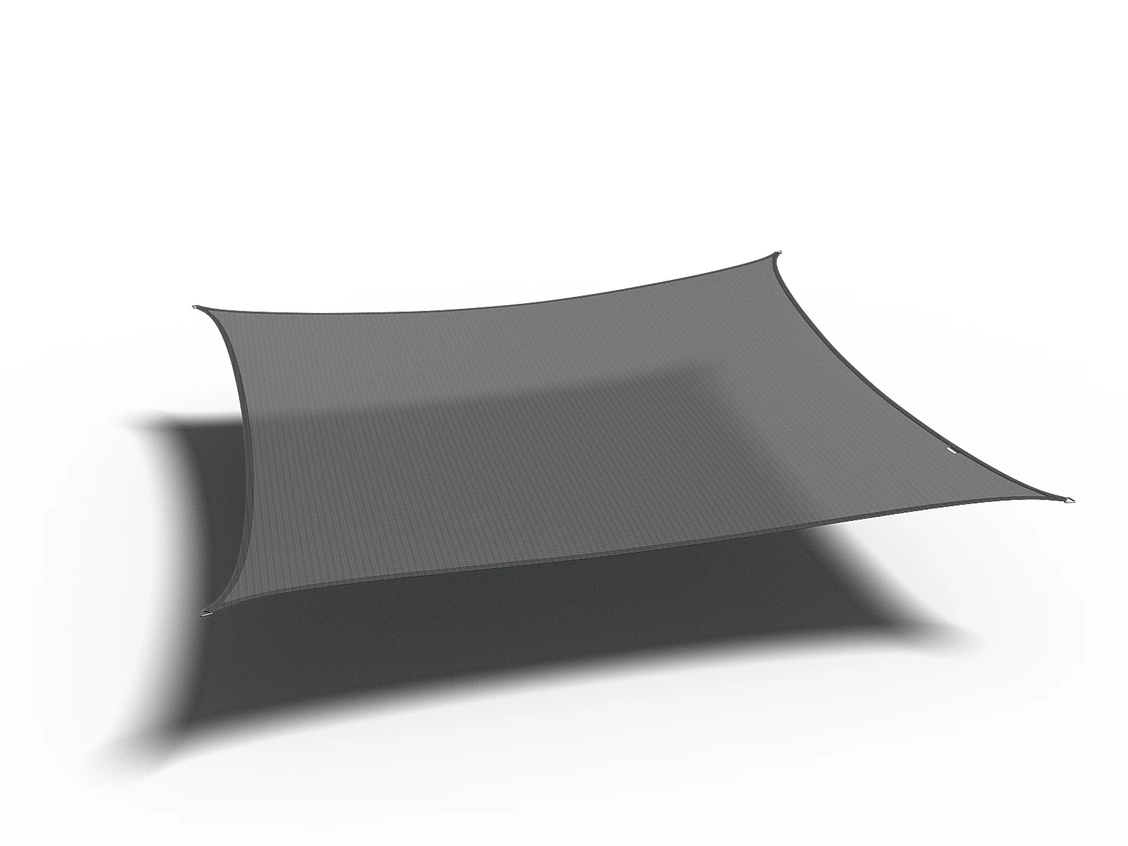 Platinum Schaduwdoek Vierkant Antraciet 360 cm - Afbeelding 5