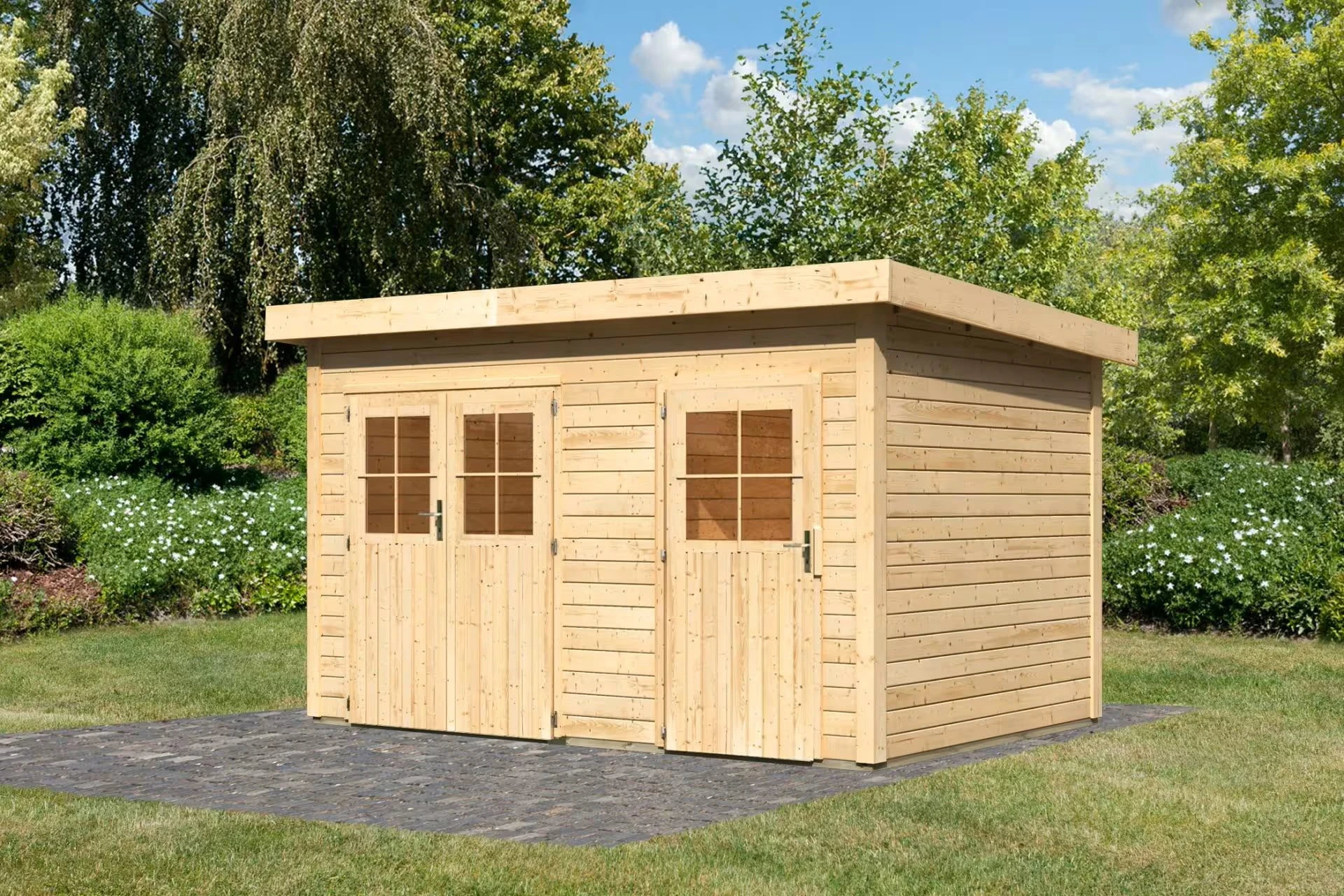 Karibu Tuinhuis Tintrup 364 x 244 cm - Afbeelding 1