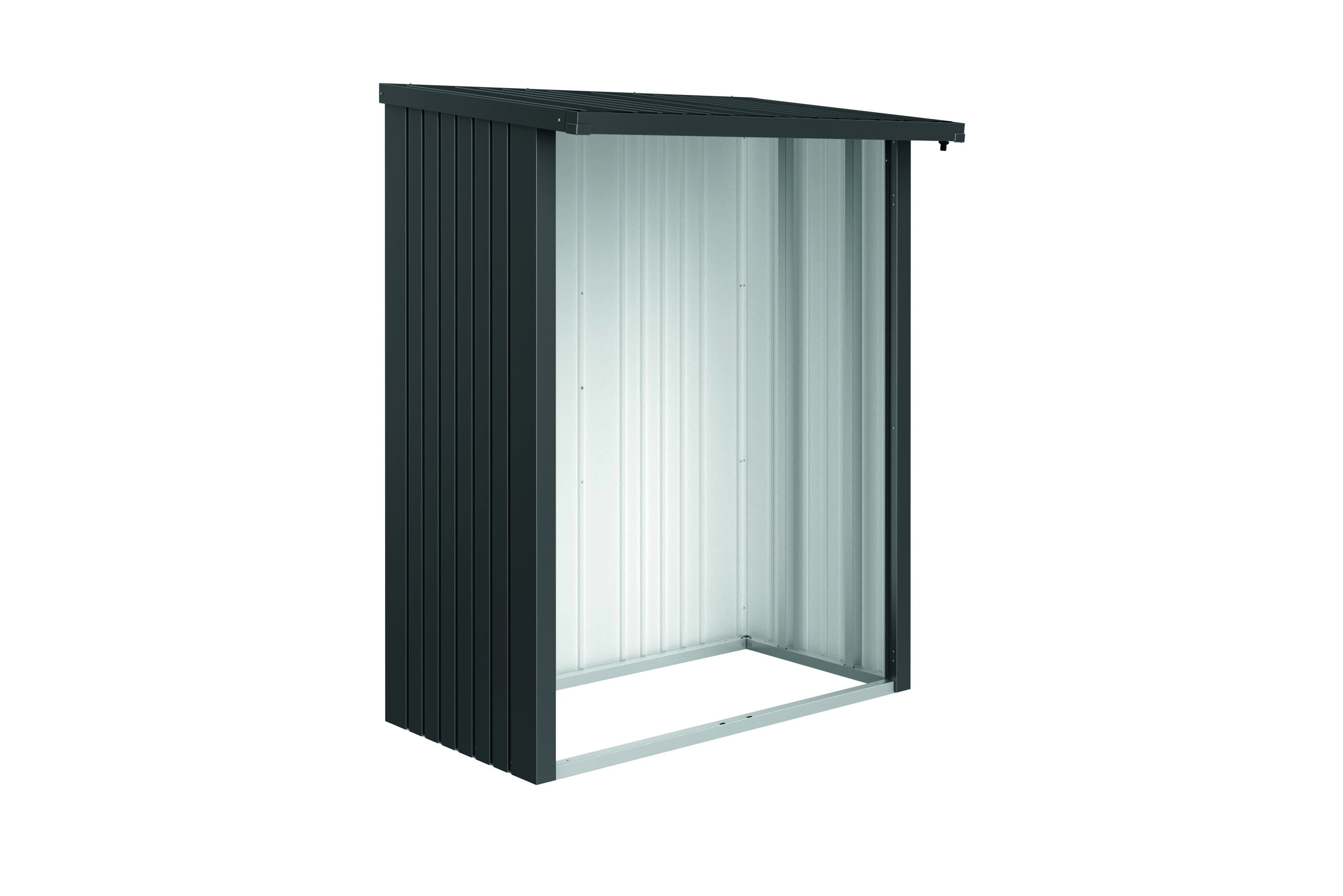 Biohort Achterwand voor WoodStock Donkergrijs Metallic Formaat 150 - Afbeelding 1