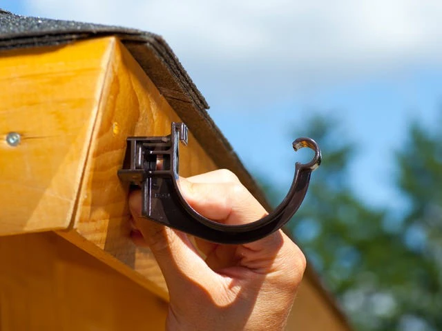 PVC Dakgoot Zadeldak GD16 Bruin - Lengte 700-875 cm - Afbeelding 5