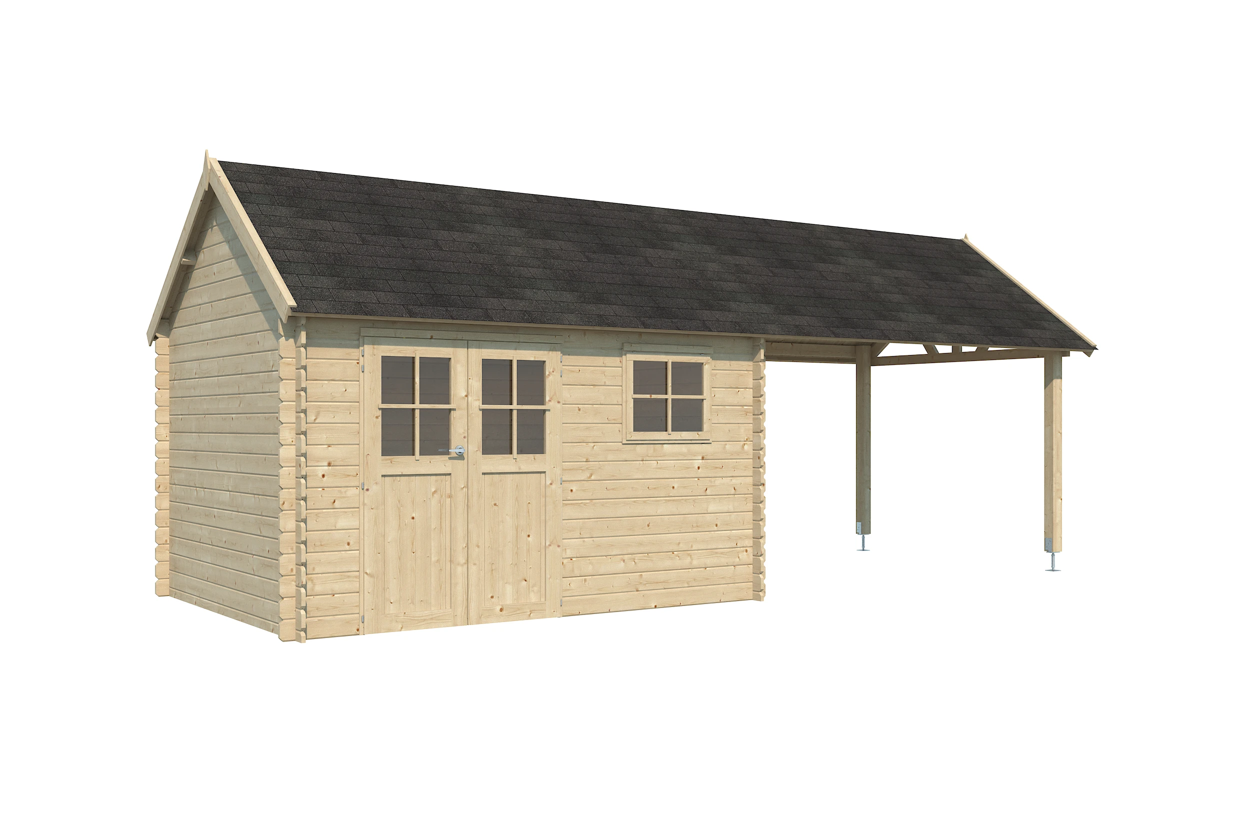 Woodlands Blokhut Gloucester L 760 x 295 cm - Afbeelding 7