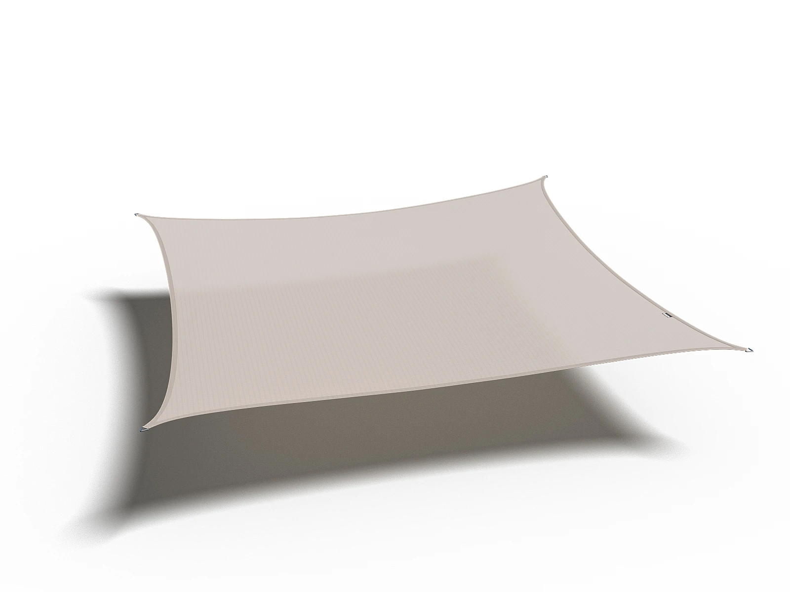 Platinum Schaduwdoek Vierkant Grijs 360 cm - Afbeelding 4