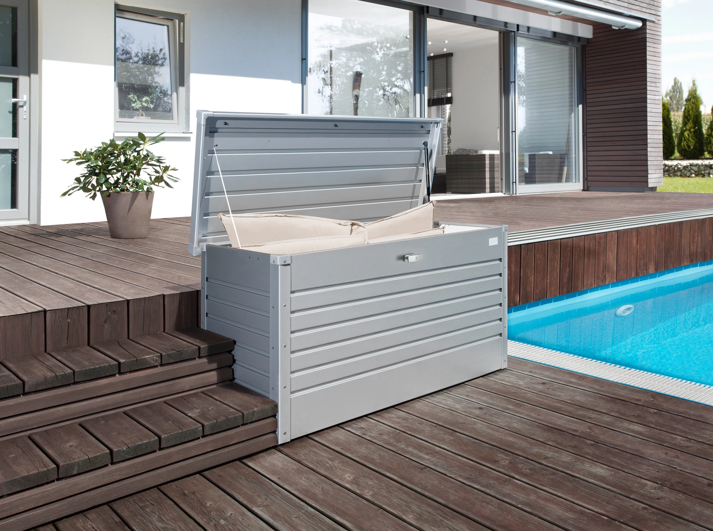 Biohort HobbyBox Zilver 134 x 62 cm - Afbeelding 2