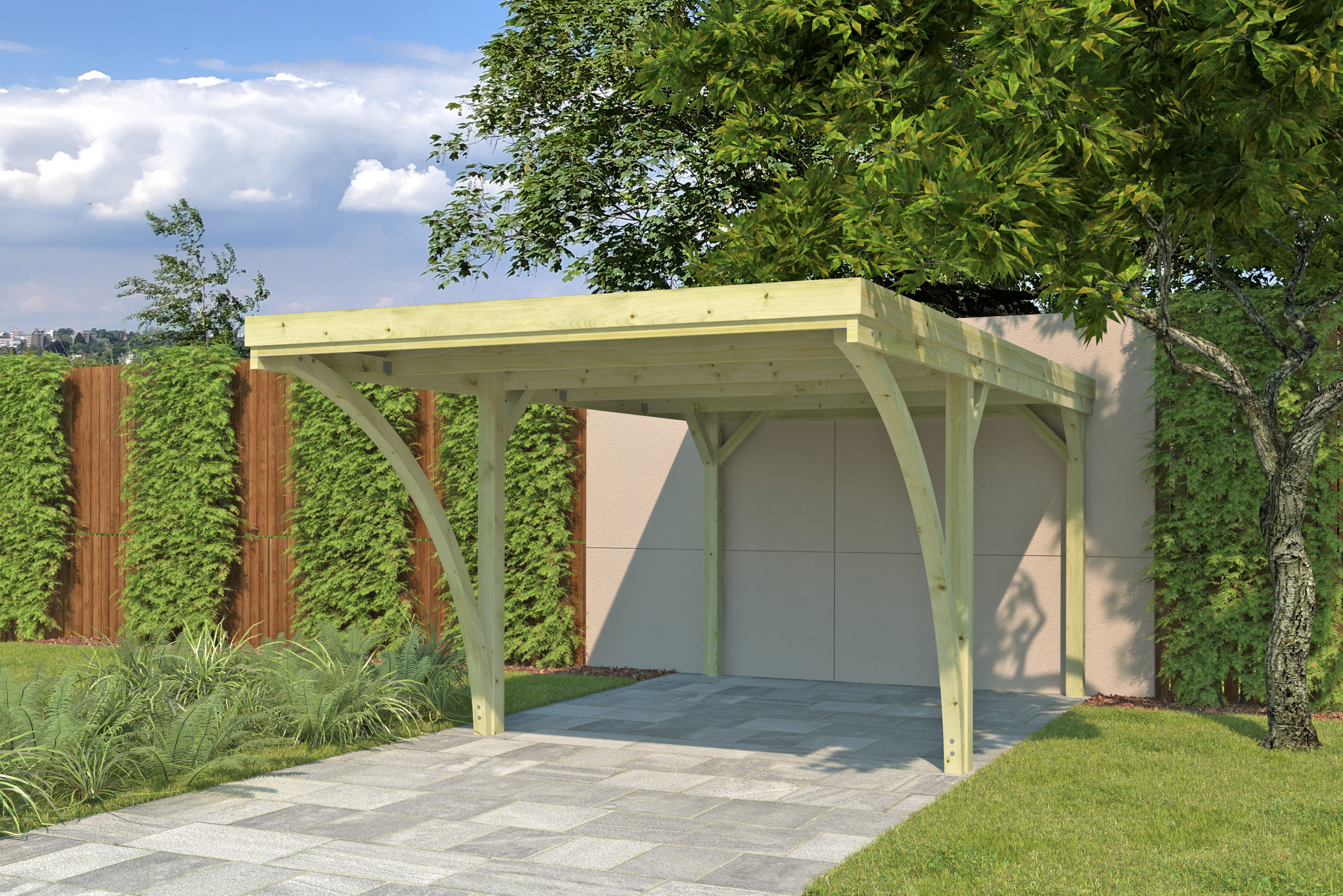 Woodlands Carport Q-Line Lido 307 x 552 cm - Afbeelding 2