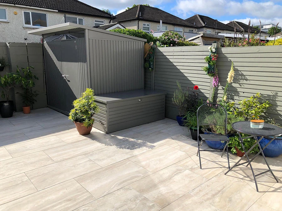 Biohort Berging Avantgarde met Enkele Deur Donkergrijs - 180 x 220 x 218 cm - Afbeelding 8