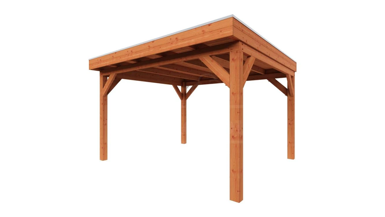 Trendhout Douglas Overkapping Refter 375 x 400 cm - Afbeelding 1