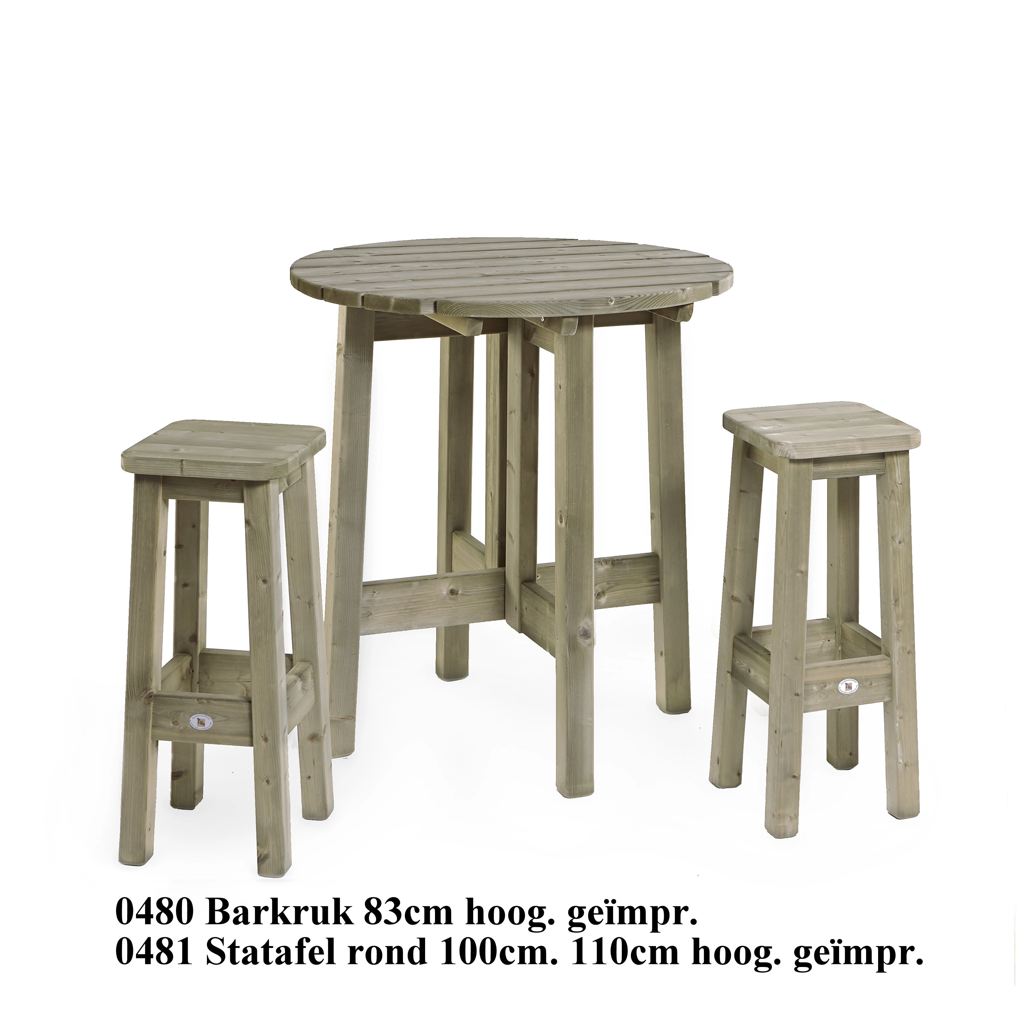 Talen Statafel Met Inklapbaar Frame - Afbeelding 4