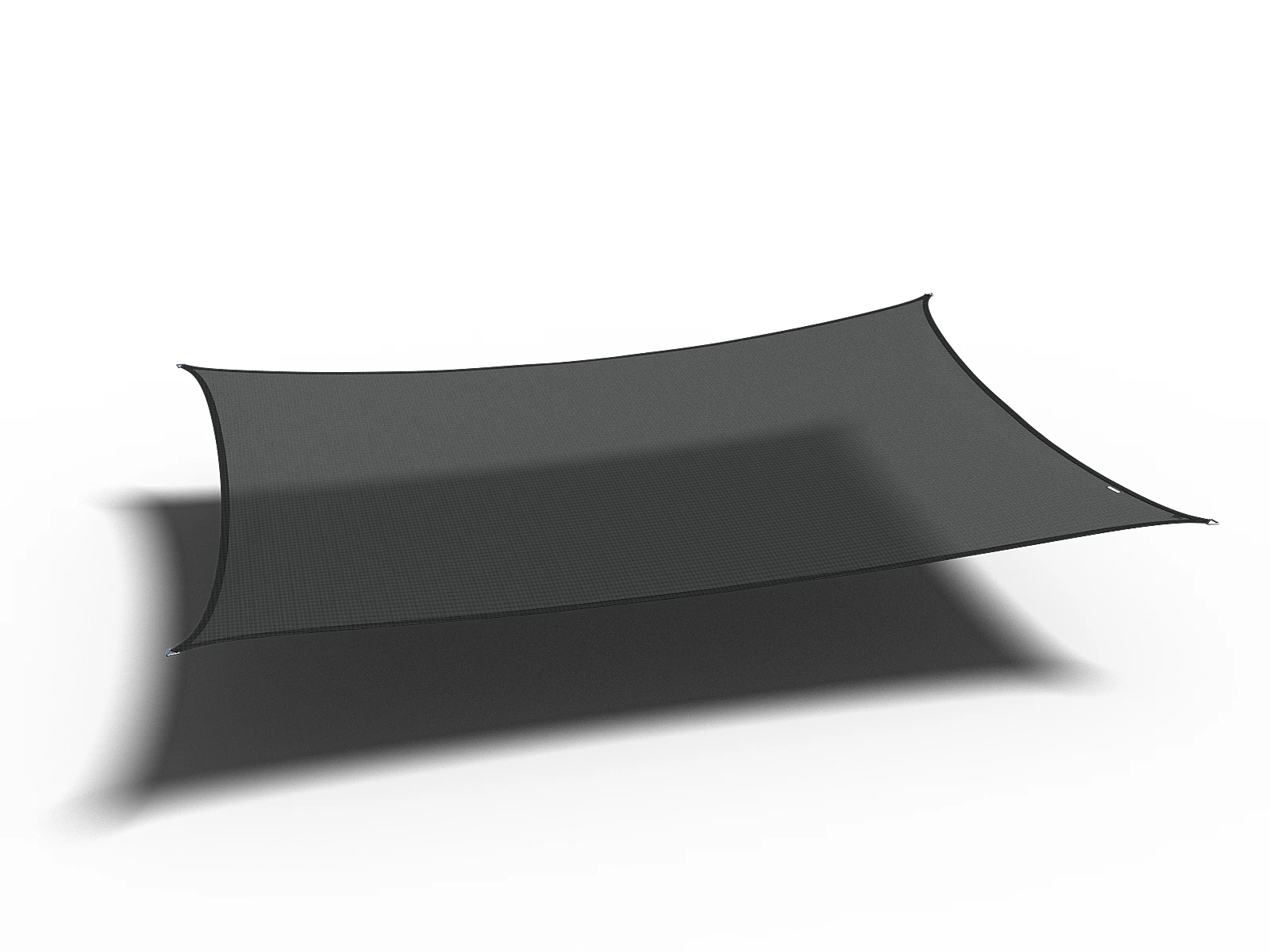 Platinum Schaduwdoek Rechthoek Zwart 500 x 300 cm - Afbeelding 1