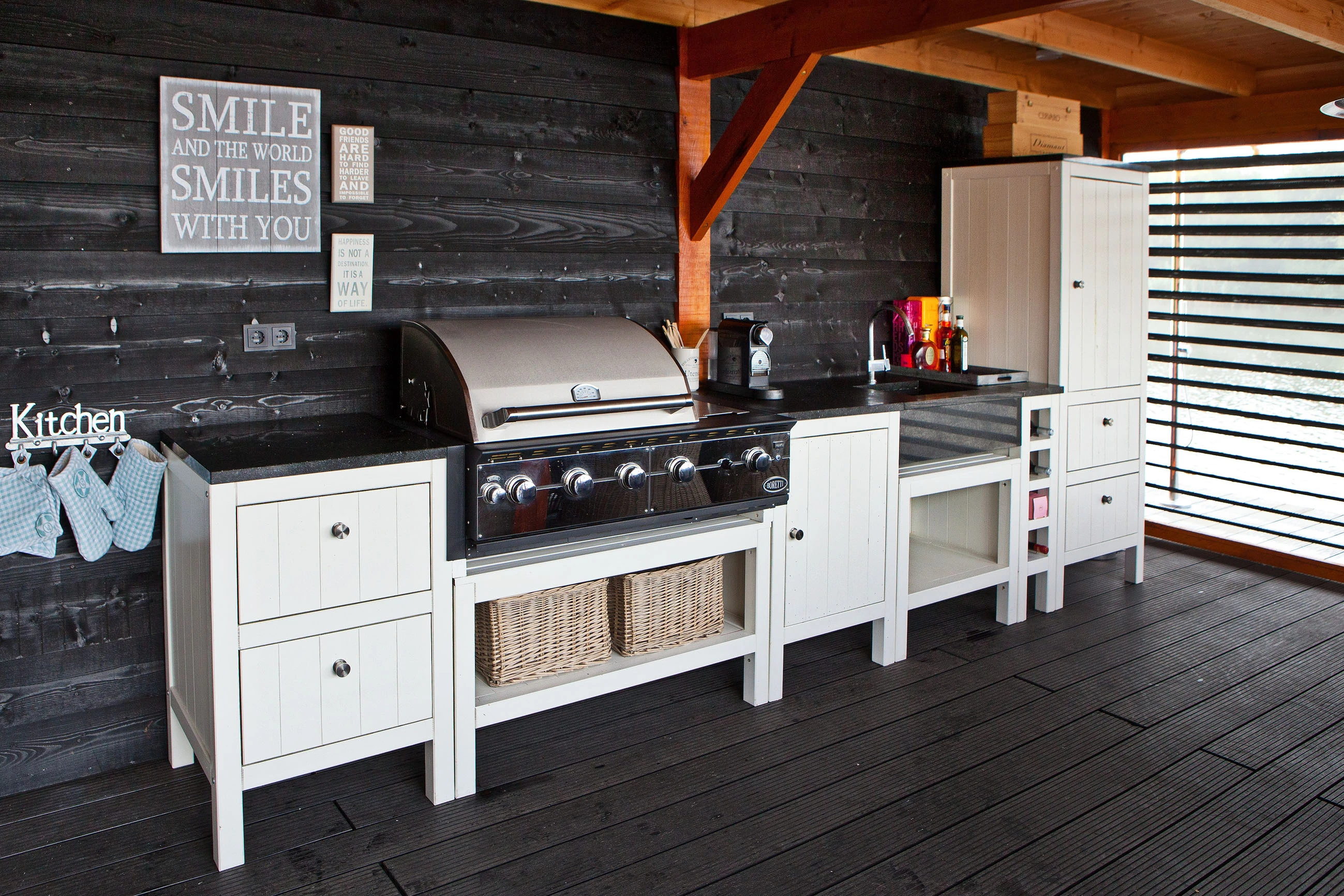 Trendhout Buffet Module H Hoge Koelkast Kast - Afbeelding 4