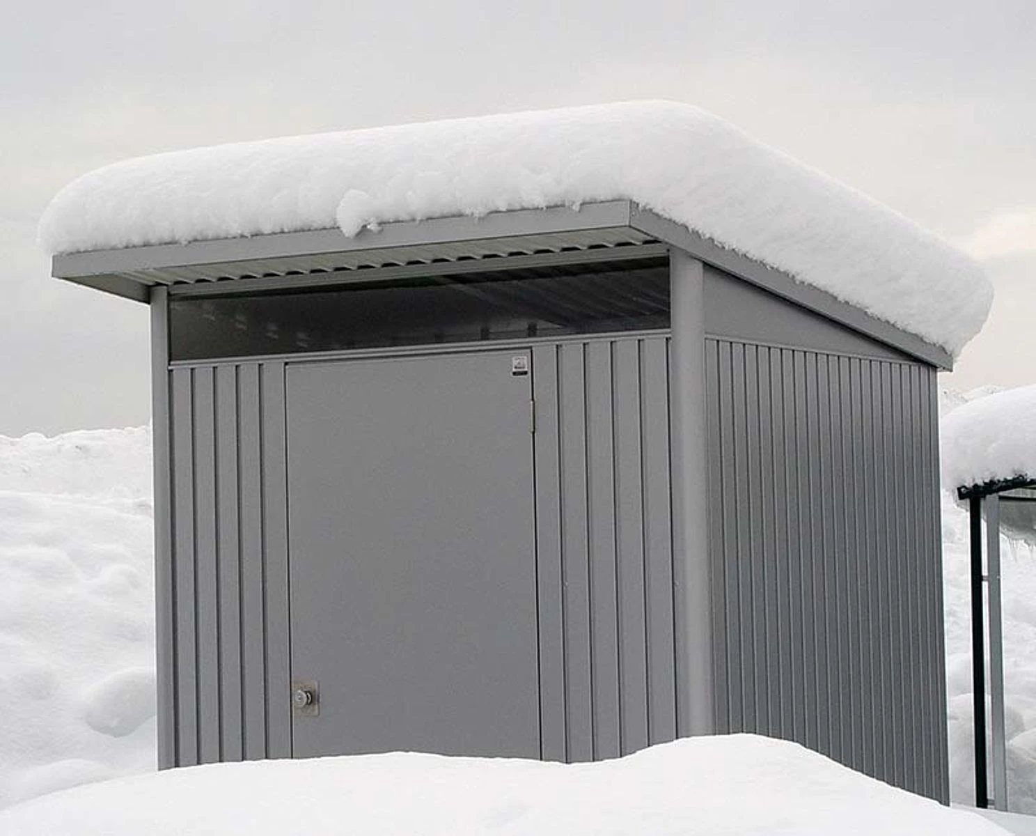 Biohort Berging Avantgarde met Enkele Deur Donkergrijs - 180 x 220 x 218 cm - Afbeelding 9