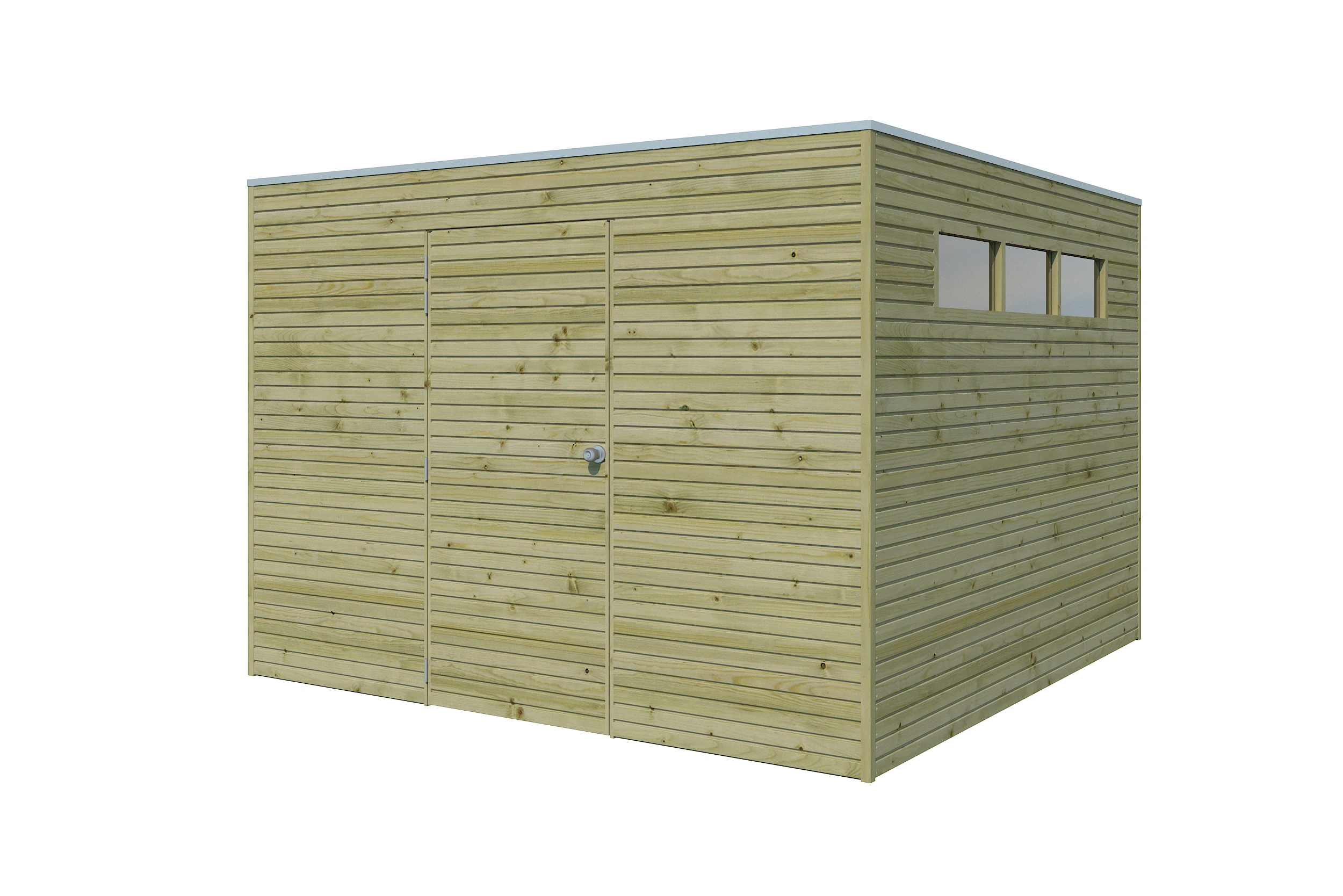 Woodlands Blokhut QBH2 300 x 300 cm - Afbeelding 5