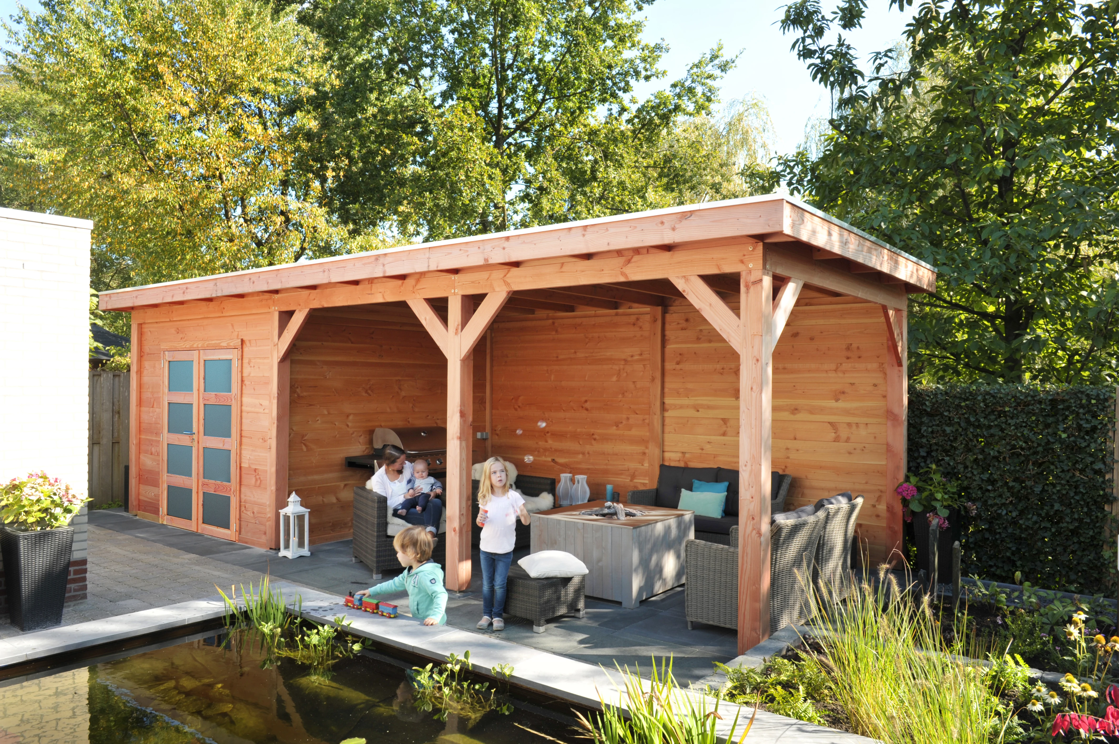 Douglas Paal 12 x 12 cm (120 x 120 mm) Geschaafd - Lengte 250 cm - Afbeelding 3