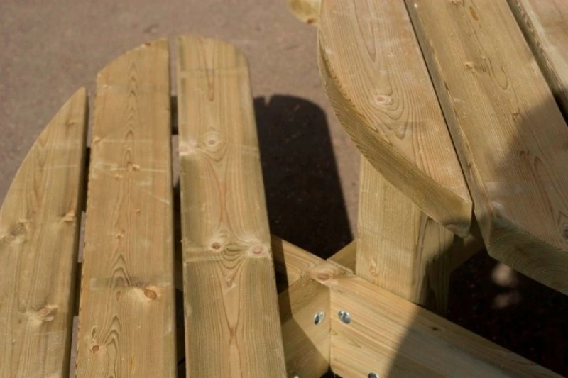 Talen Picknicktafel Rond 210 cm 45 mm - Afbeelding 2