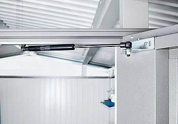 Biohort Berging Panorama Zilver Metallic Formaat 1 Standaard Deur 273 x 158 cm - Afbeelding 3