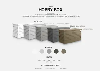 Biohort HobbyBox Wit 101 x 46 cm - Afbeelding 9