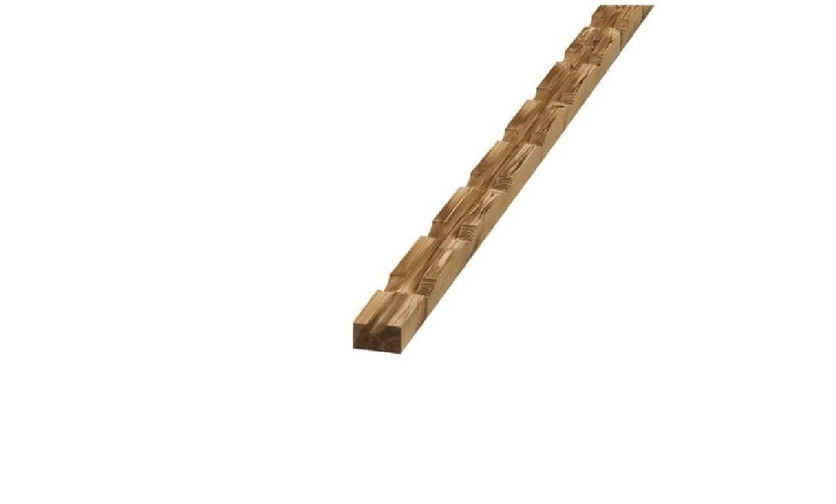 Vuren Ventilatielat 3.8 x 5 cm (38 x 50 mm) Geïmpregneerd - Lengte 420 cm OP = OP - Afbeelding 2