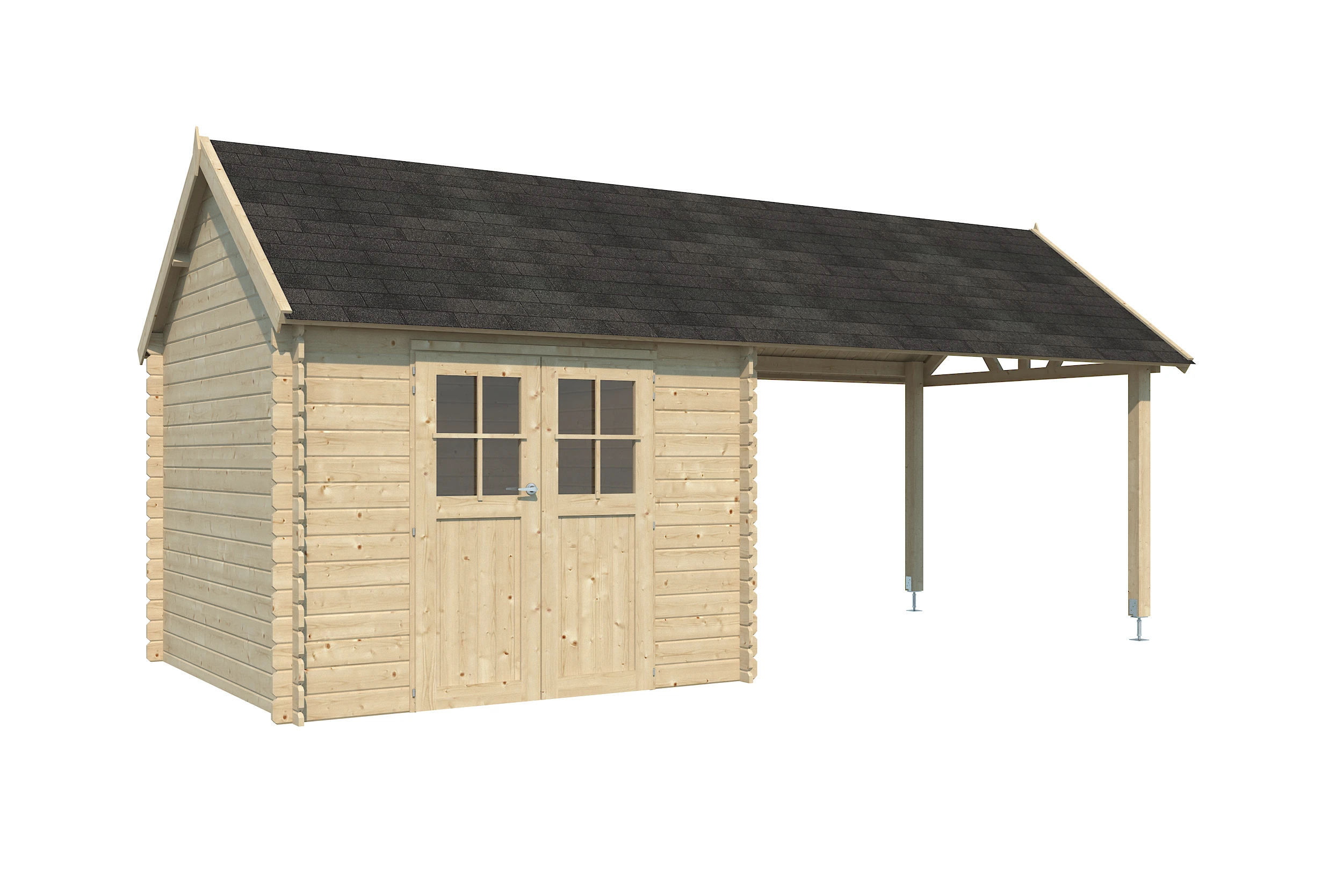 Woodlands Blokhut Gloucester S 670 x 295 cm - Afbeelding 7