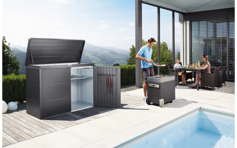 Biohort HighBoard Donkergrijs Metallic 160 x 70 cm - Afbeelding 6