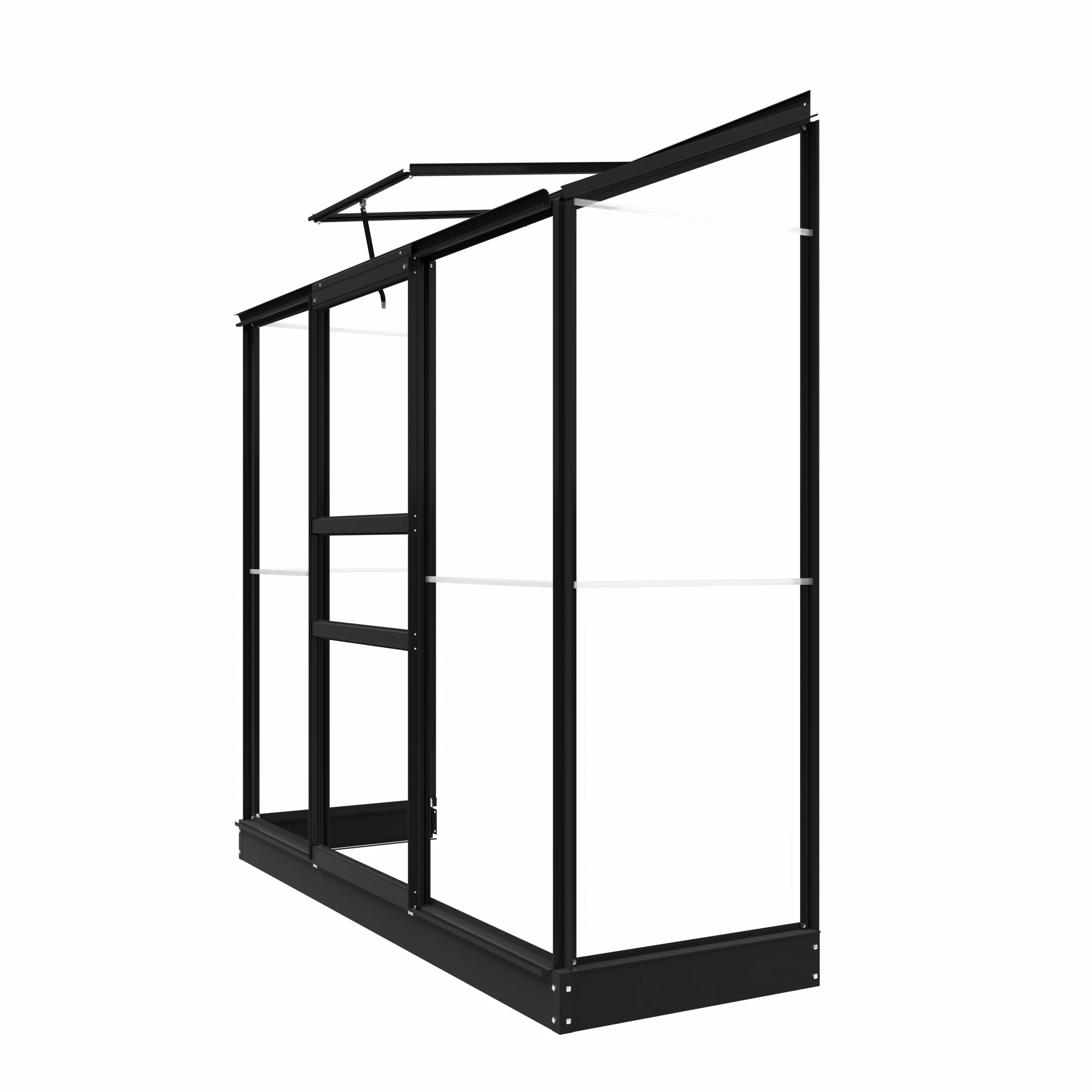 Royal Well Muurkas Emma II 194 x 69 cm Zwart - Afbeelding 4