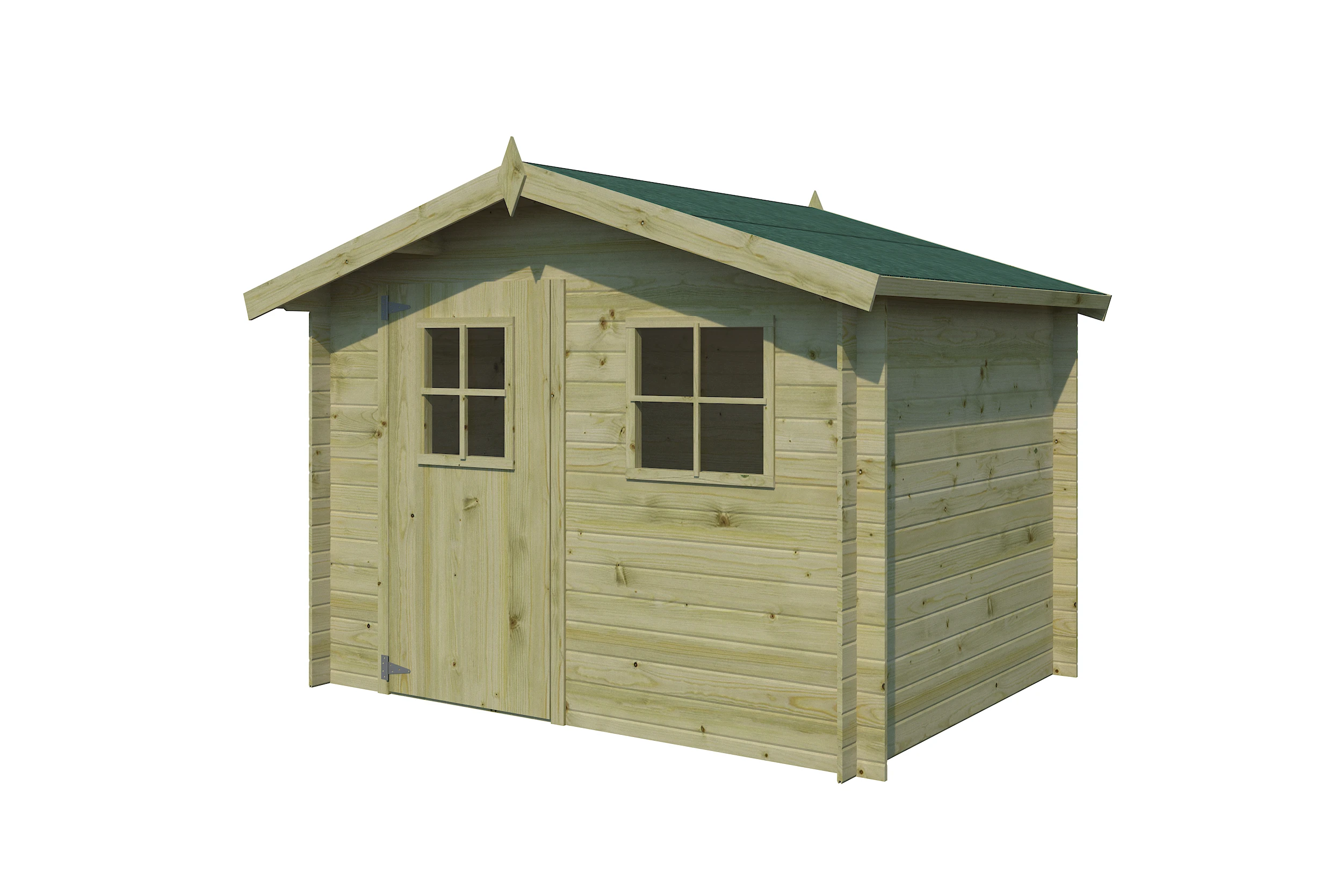 Woodlands Blokhut Luzern Groen Geïmpregneerd 265 x 205 cm - Afbeelding 7