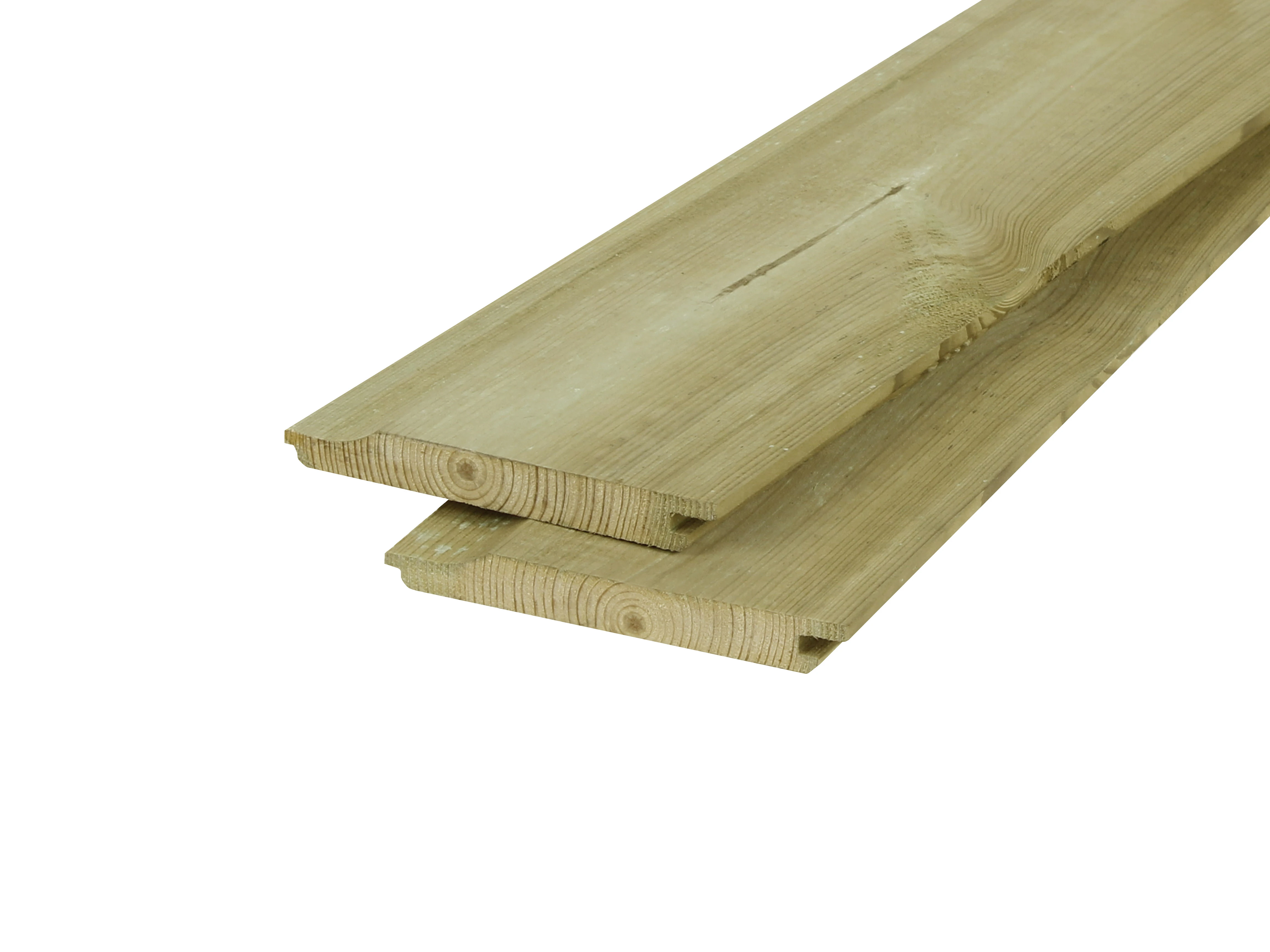 Grenen Enkel Rabat 1.8 x 14.5 cm (18 x 145 mm) Geschaafd Geïmpregneerd - Lengte 300 cm - Afbeelding 1