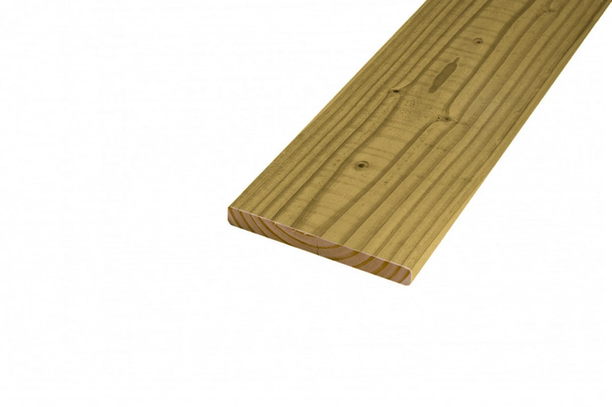 Douglas Plank 1.8 x 16 cm (18 x 160 mm) Geschaafd Geïmpregneerd - Lengte 180 cm - Afbeelding 2