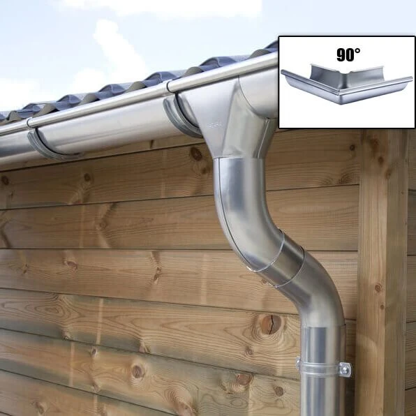 Zinken Dakgoot Vierhoekig Type 110 21.6 - 25 m - Afbeelding 1