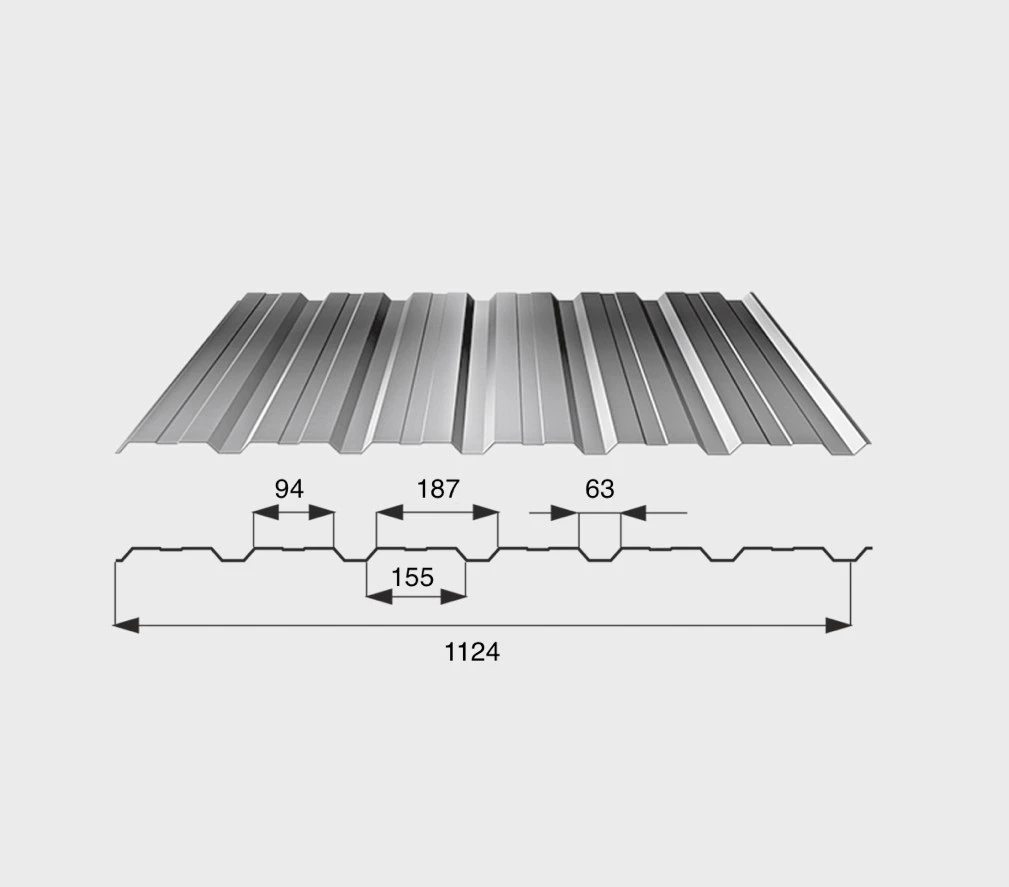 ArcelorMittal Damwandplaat T18 Gevel Mat Koper Bruin - Lengte 60 cm - Afbeelding 4