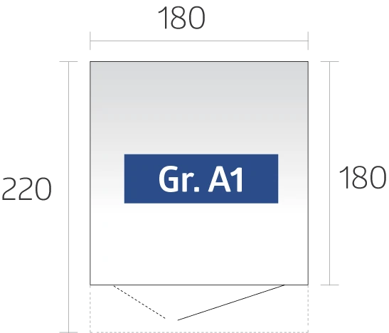 Biohort Berging Avantgarde Dubbele Deur Zilver 180 x 220 x 218 cm - Afbeelding 10