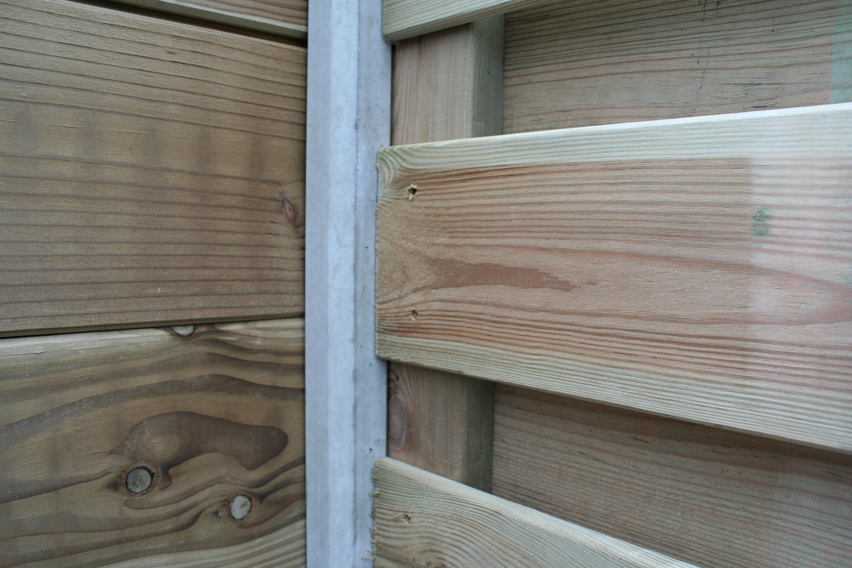 Beton Tussenpaal 11.5 x 11.5 cm (115 x 115 mm) Met Sleuf En Diamant Kop Grijs - Lengte 278 cm - Afbeelding 6