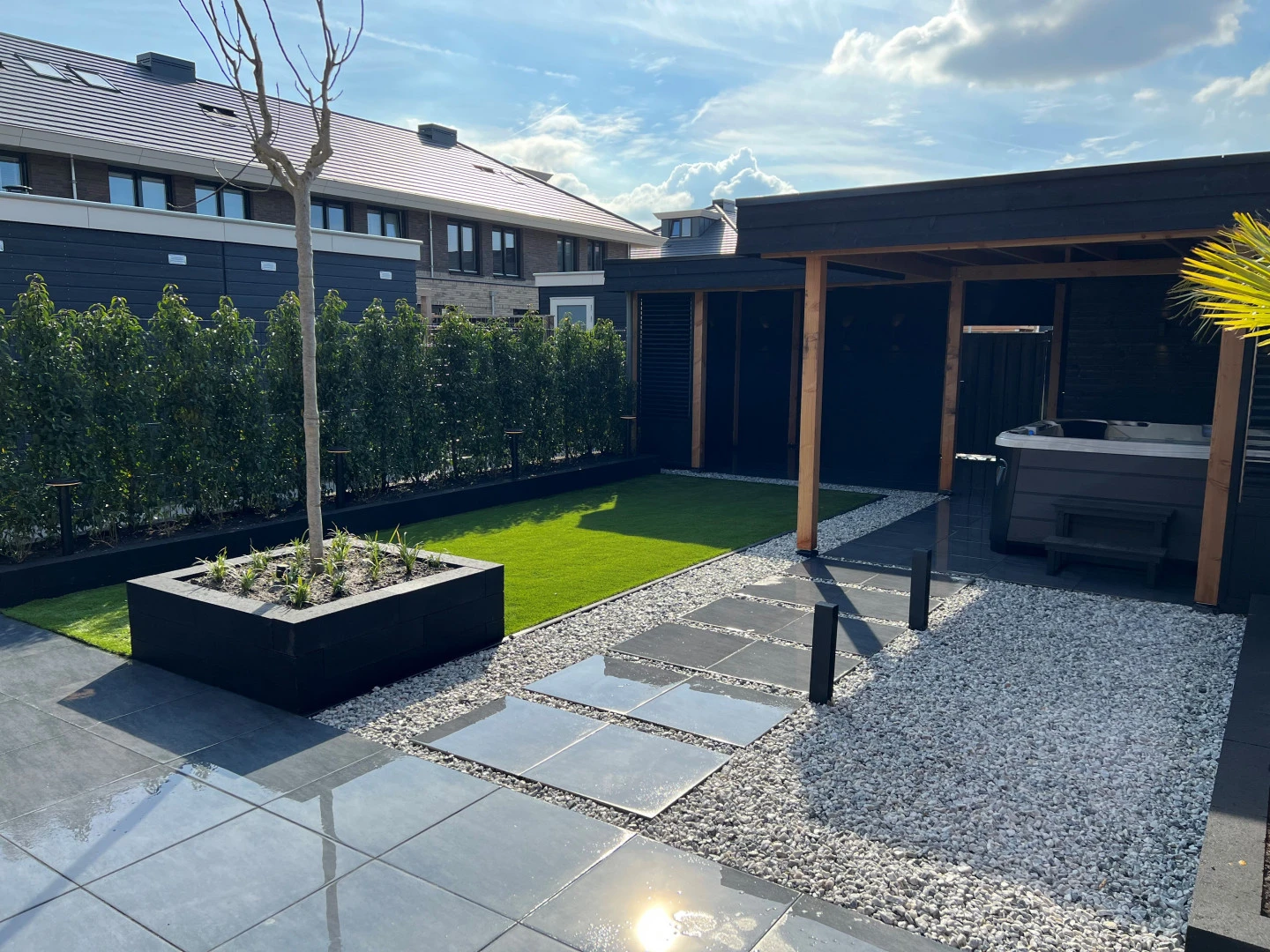 Keramische Tegel 4.8 x 60 cm (48 x 600 mm) Kera Twice Moonstone Piombo - Lengte 60 cm - Afbeelding 5