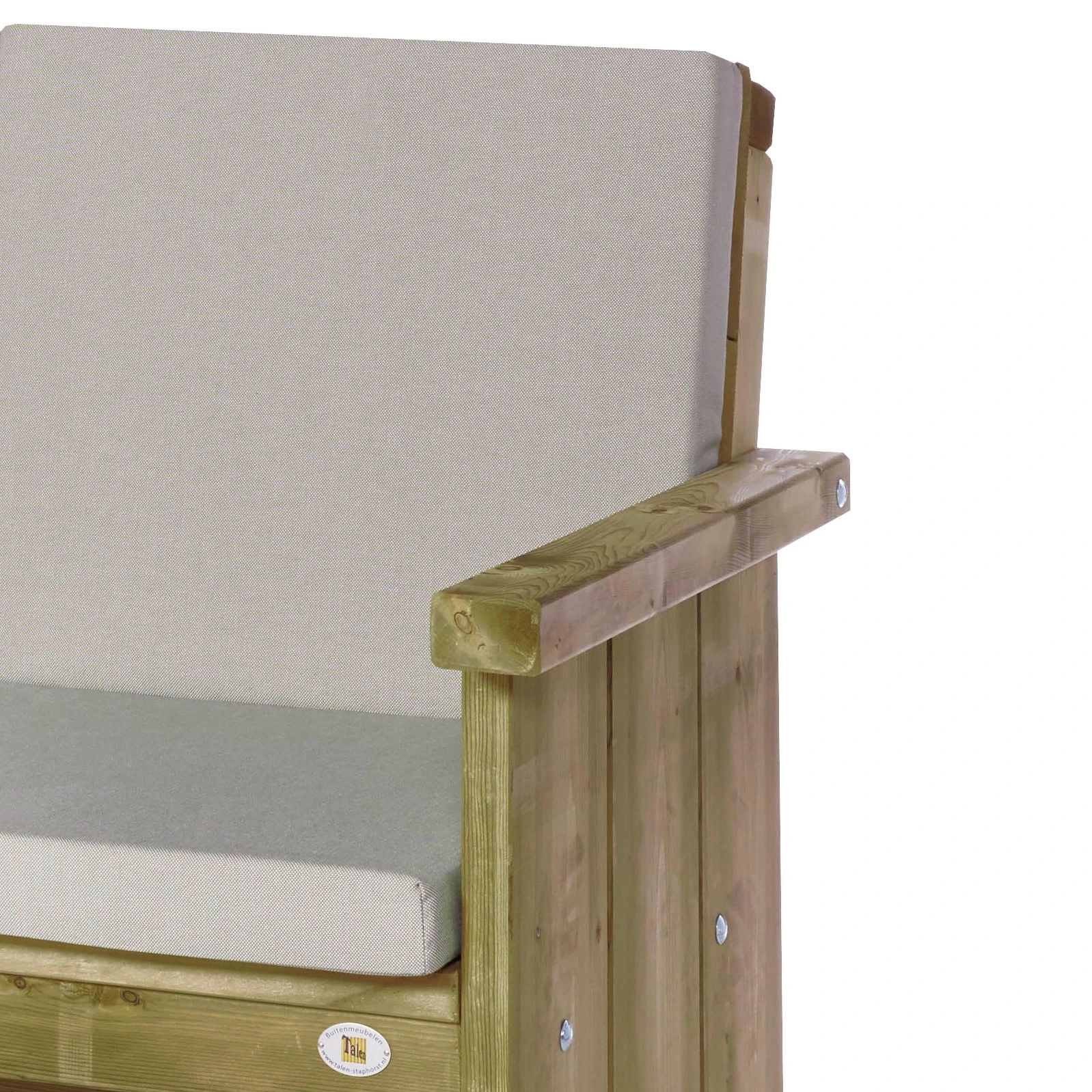 Talen Kussen voor Stoel Zeist & Lisse Taupe - Afbeelding 2