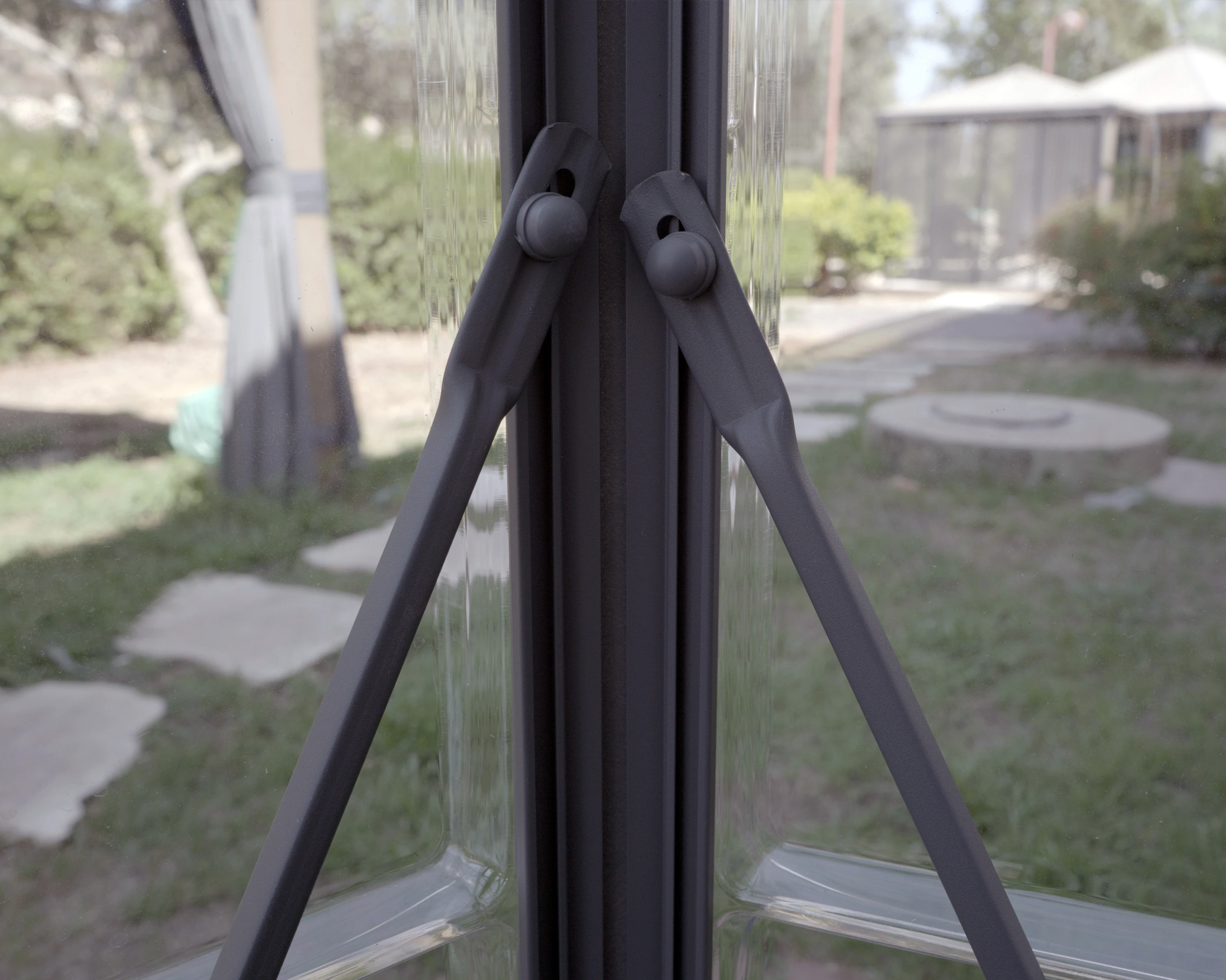 Palram Canopia Tuinkas Oasis 363 cm Antraciet - Afbeelding 6