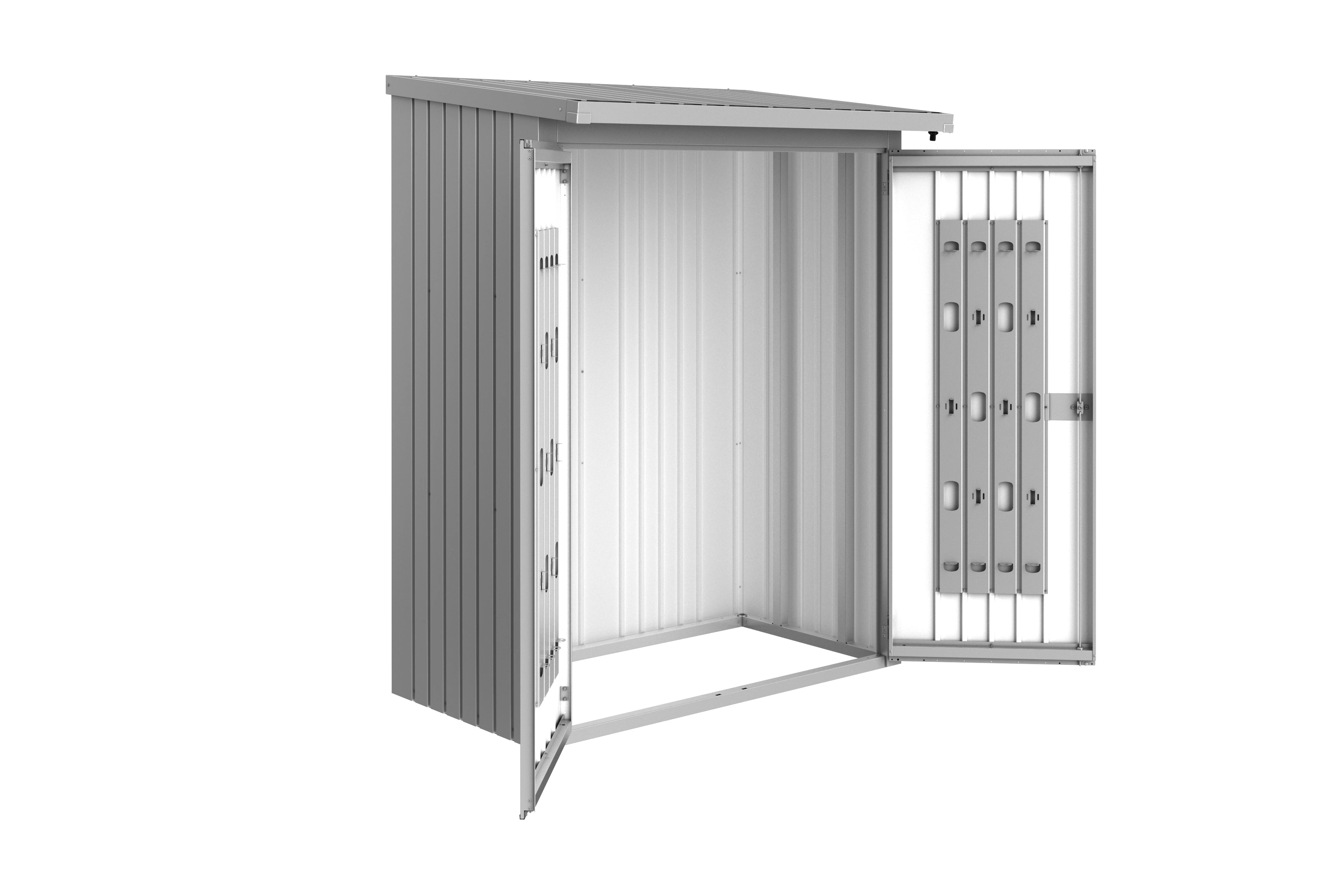 Biohort Deursysteem voor WoodStock Zilver Metallic 150 - Afbeelding 1