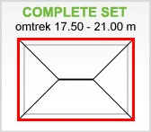 PVC Dakgoot Vierhoekig Dak E100 Antraciet 17.5 - 21 m - Afbeelding 3