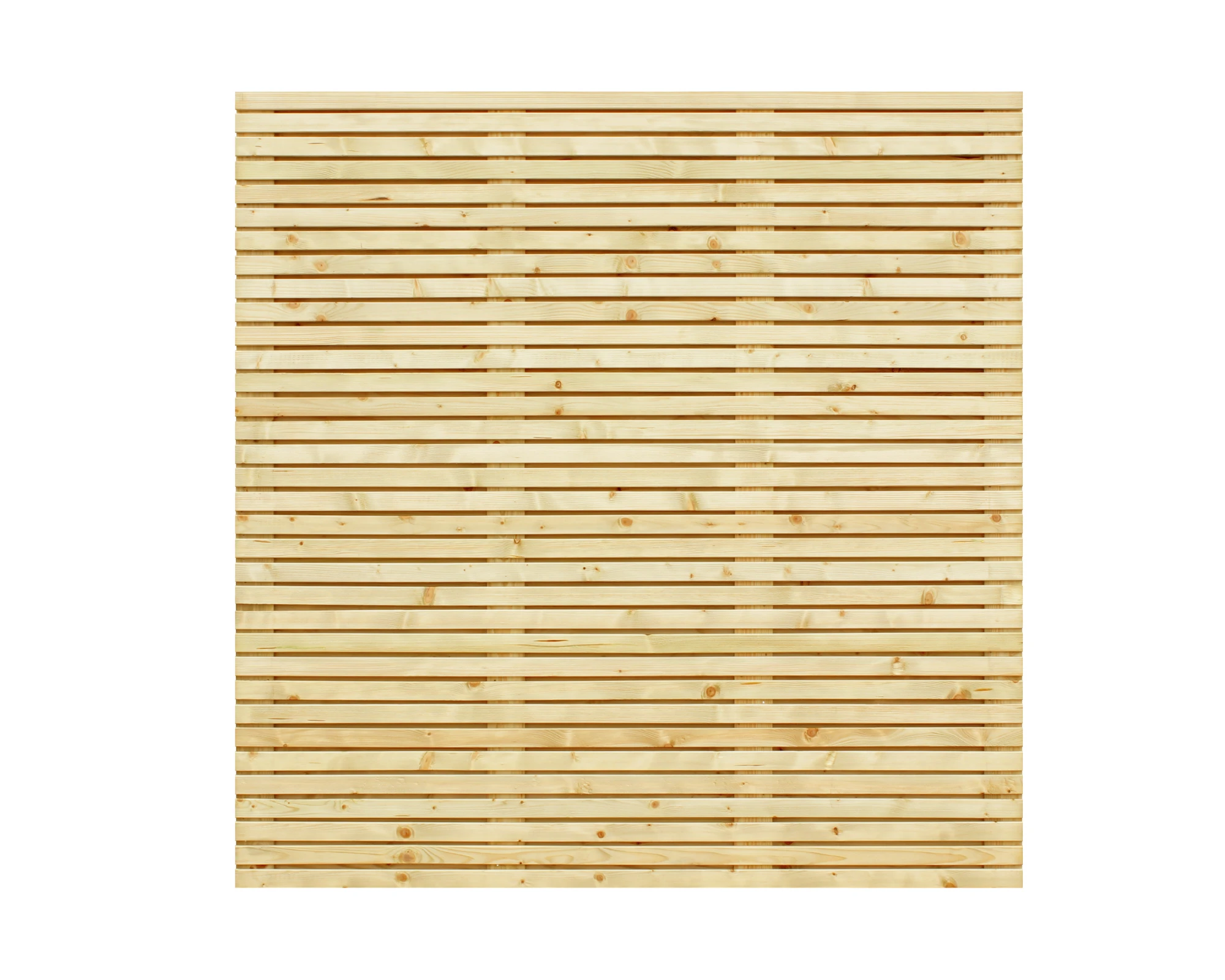 Vuren Schutting Rhombus Dubbelzijdig Horizontaal 180 x 180 cm - Afbeelding 1