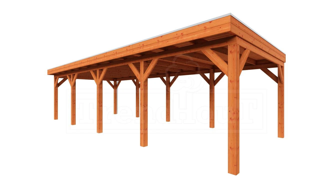 Trendhout Douglas Overkapping Mensa 980 x 400 cm - Afbeelding 1