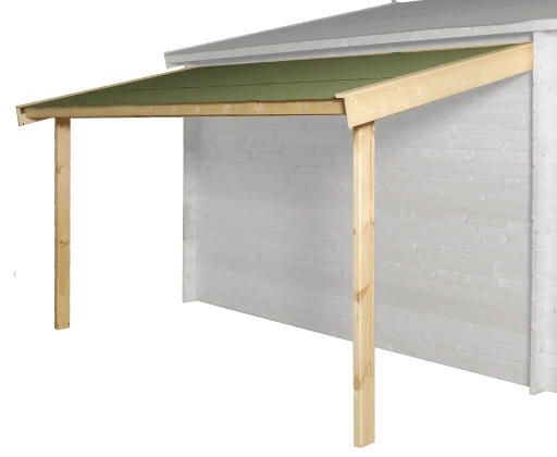 Woodlands Blokhut Oxford XXL Groen Geïmpregneerd 355 x 940 cm - Afbeelding 5