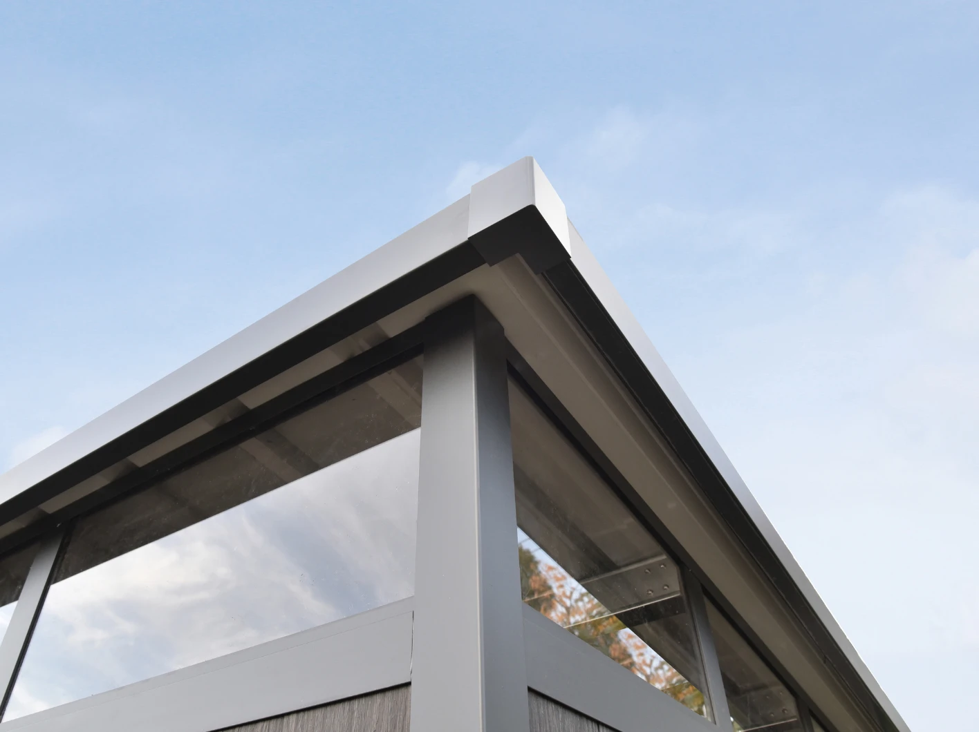 Blokhut Composiet Modern Donkergrijs 280 x 215 cm - Afbeelding 8